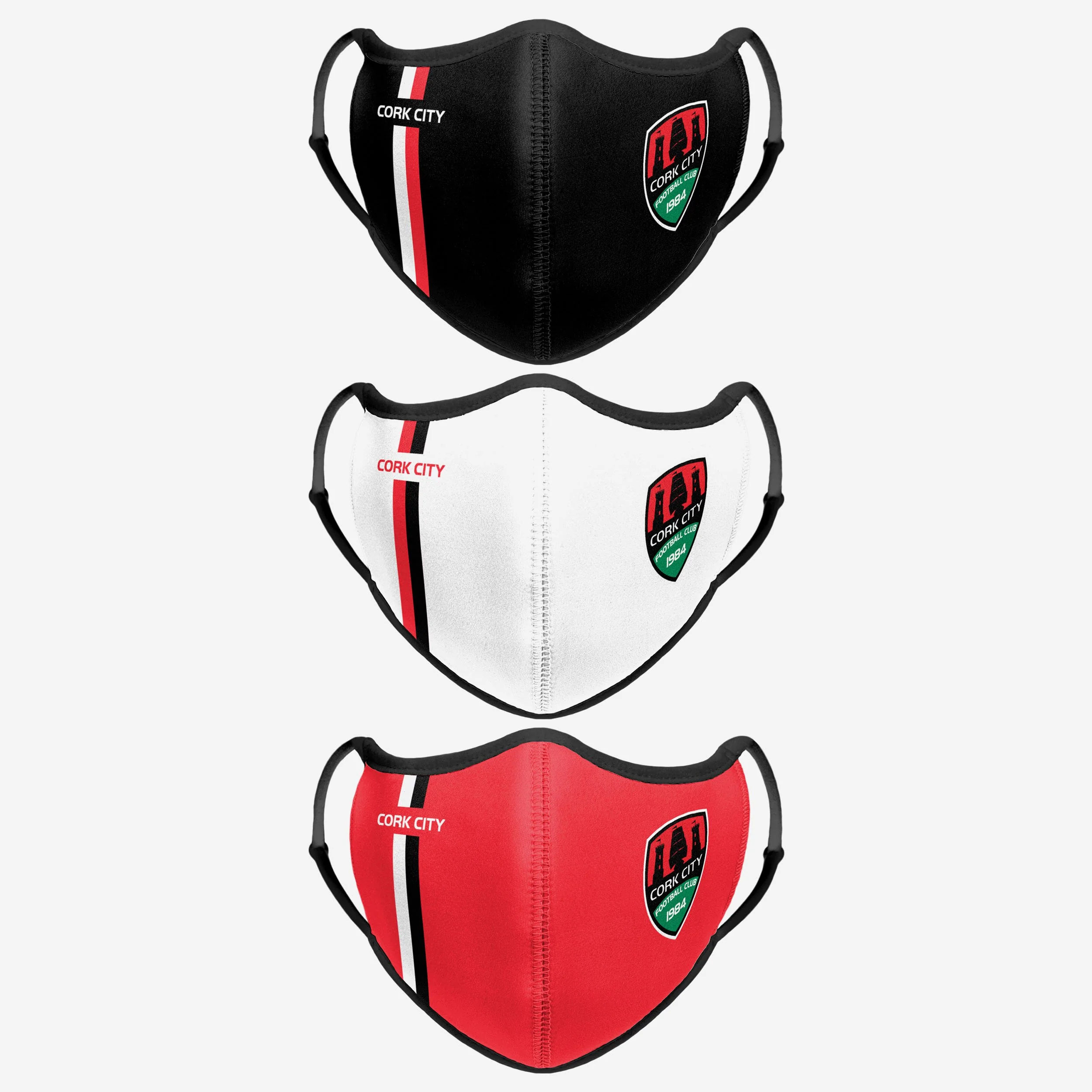 Cork City FC Sport 3 Pack Face Cover