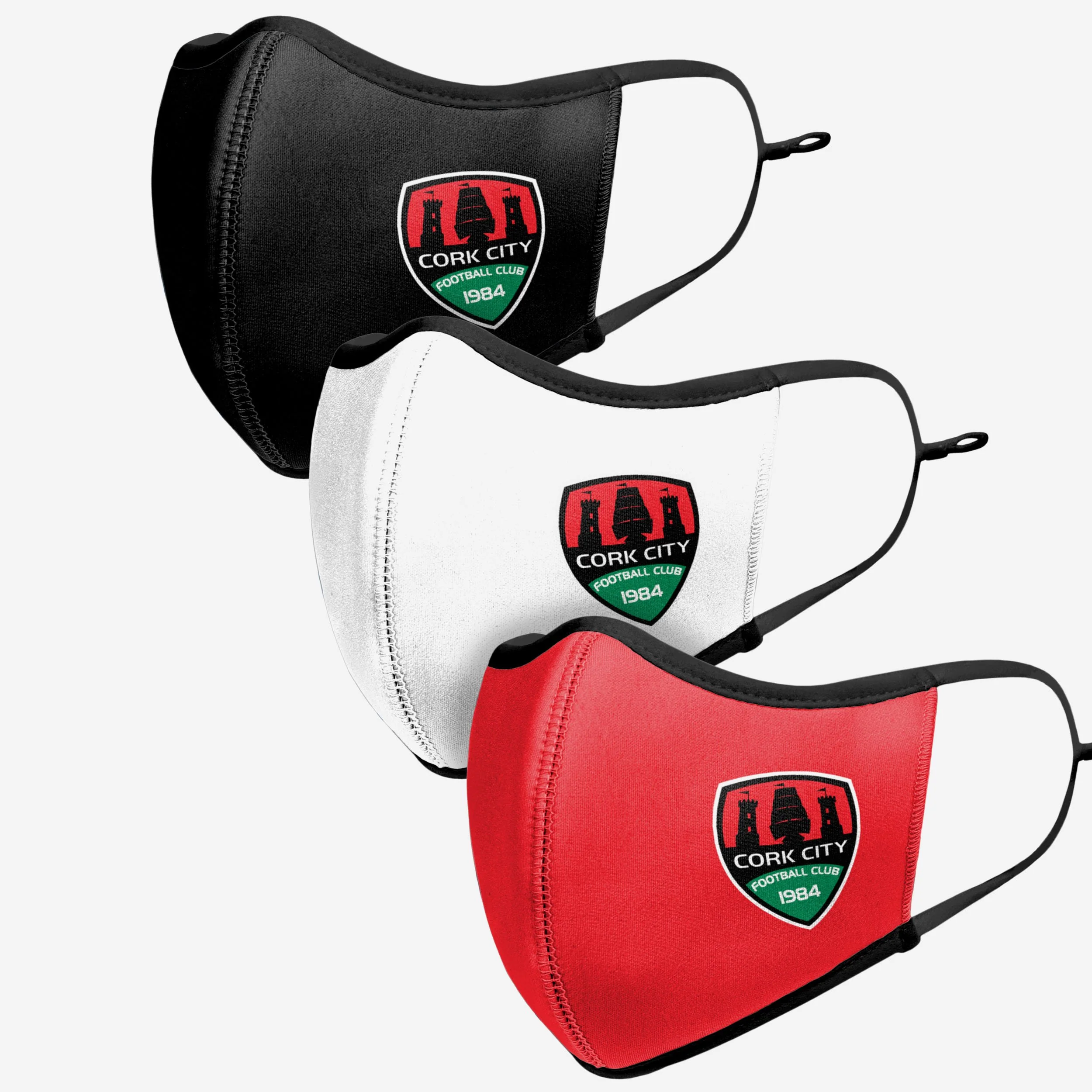 Cork City FC Sport 3 Pack Face Cover - Image 4