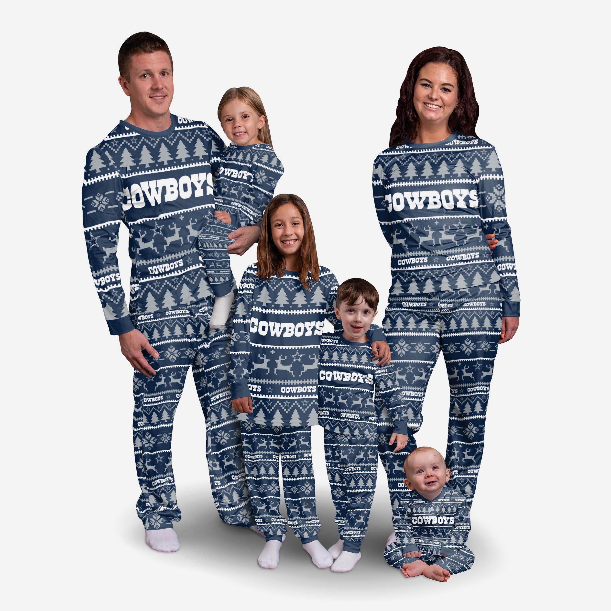 Dallas Cowboys Youth Family Holiday Pyjamas - Image 2