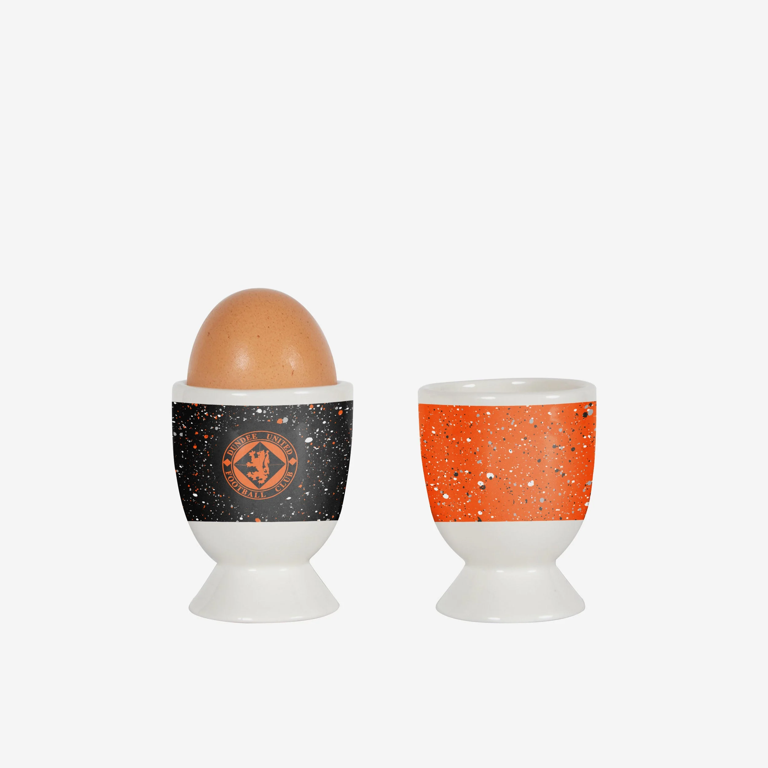 Dundee United FC 2 Pack Paint Splatter Egg Cup - Image 2