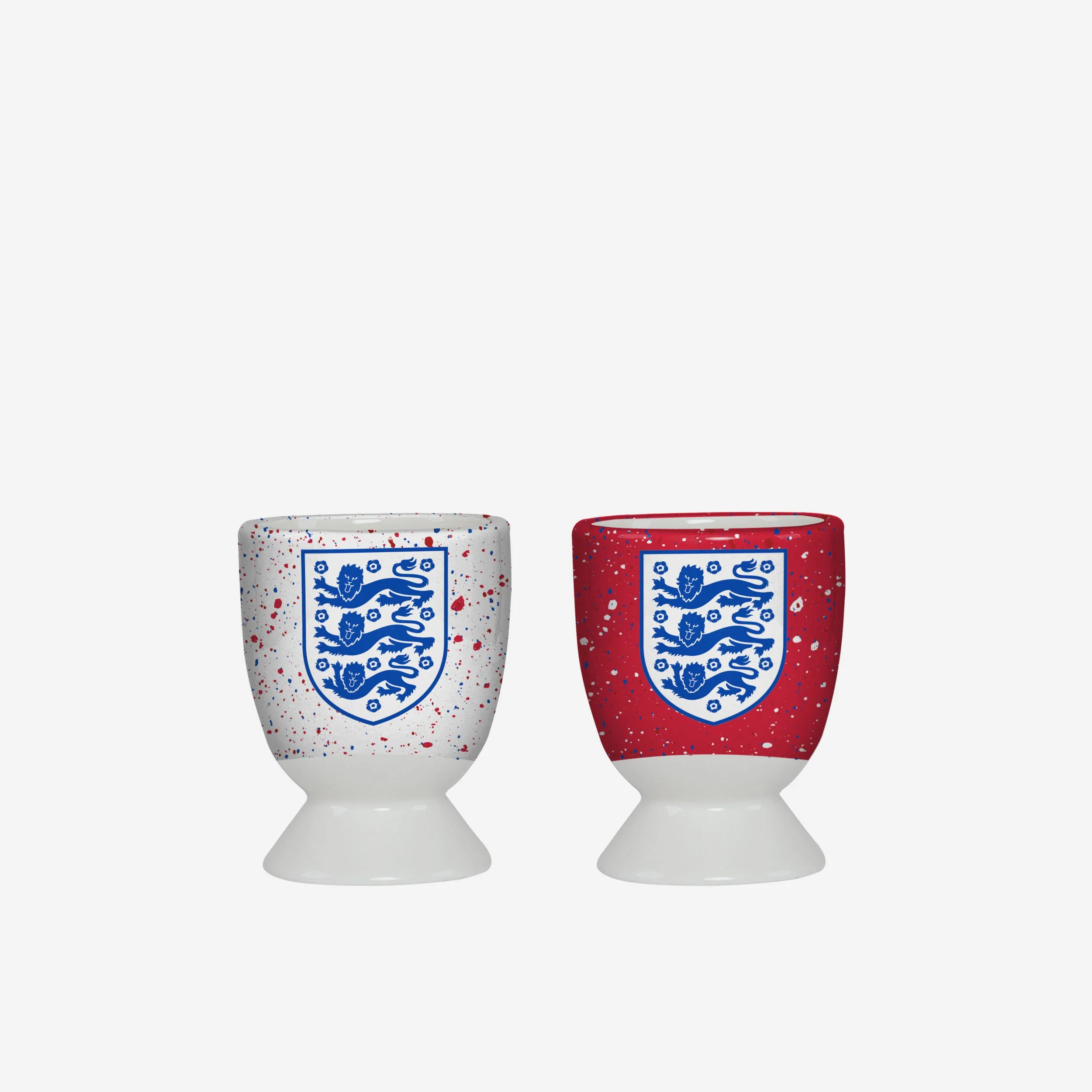 England 2 Pack Paint Splatter Egg Cup