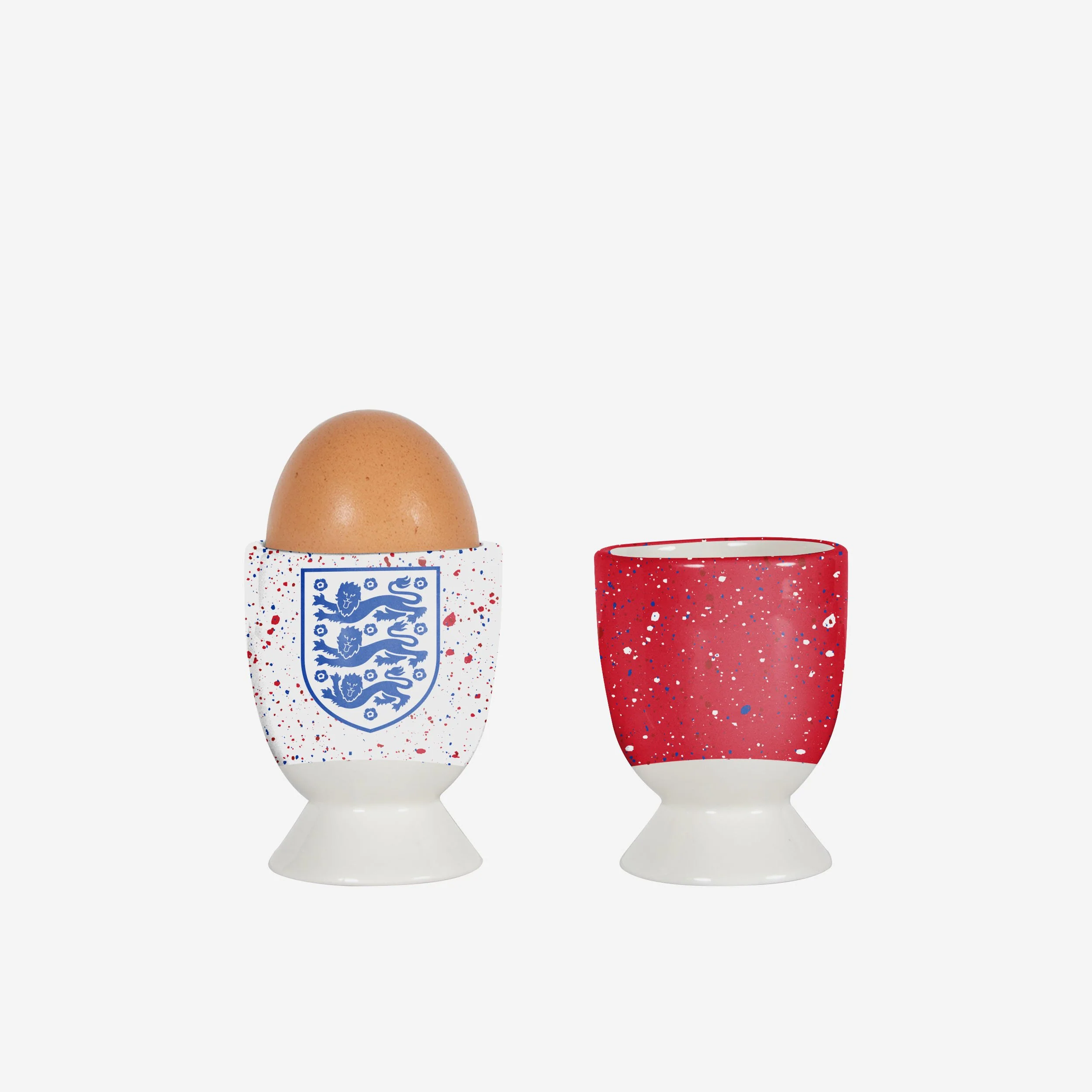 England 2 Pack Paint Splatter Egg Cup - Image 2