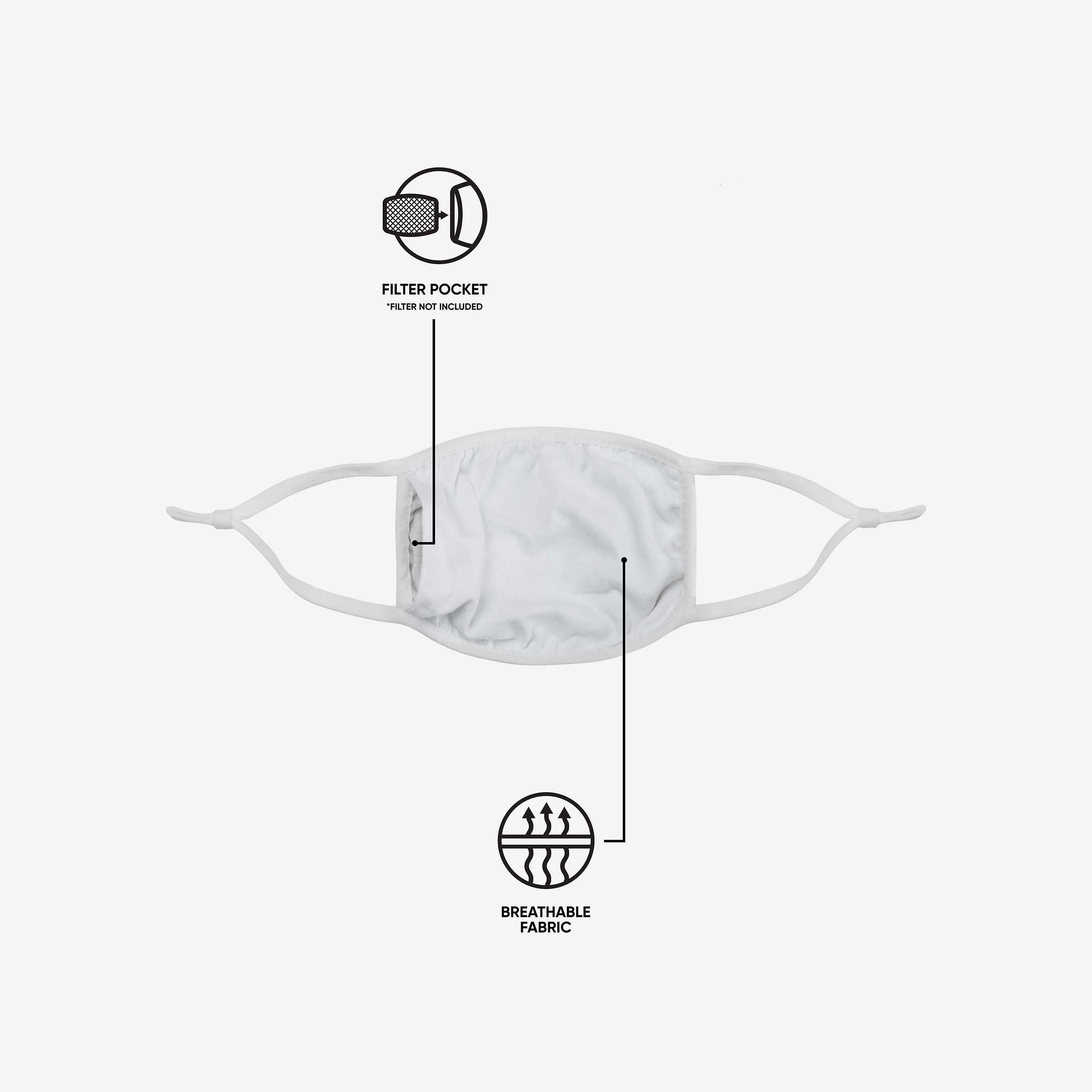 England 3 Pack Printed Face Cover - Image 4
