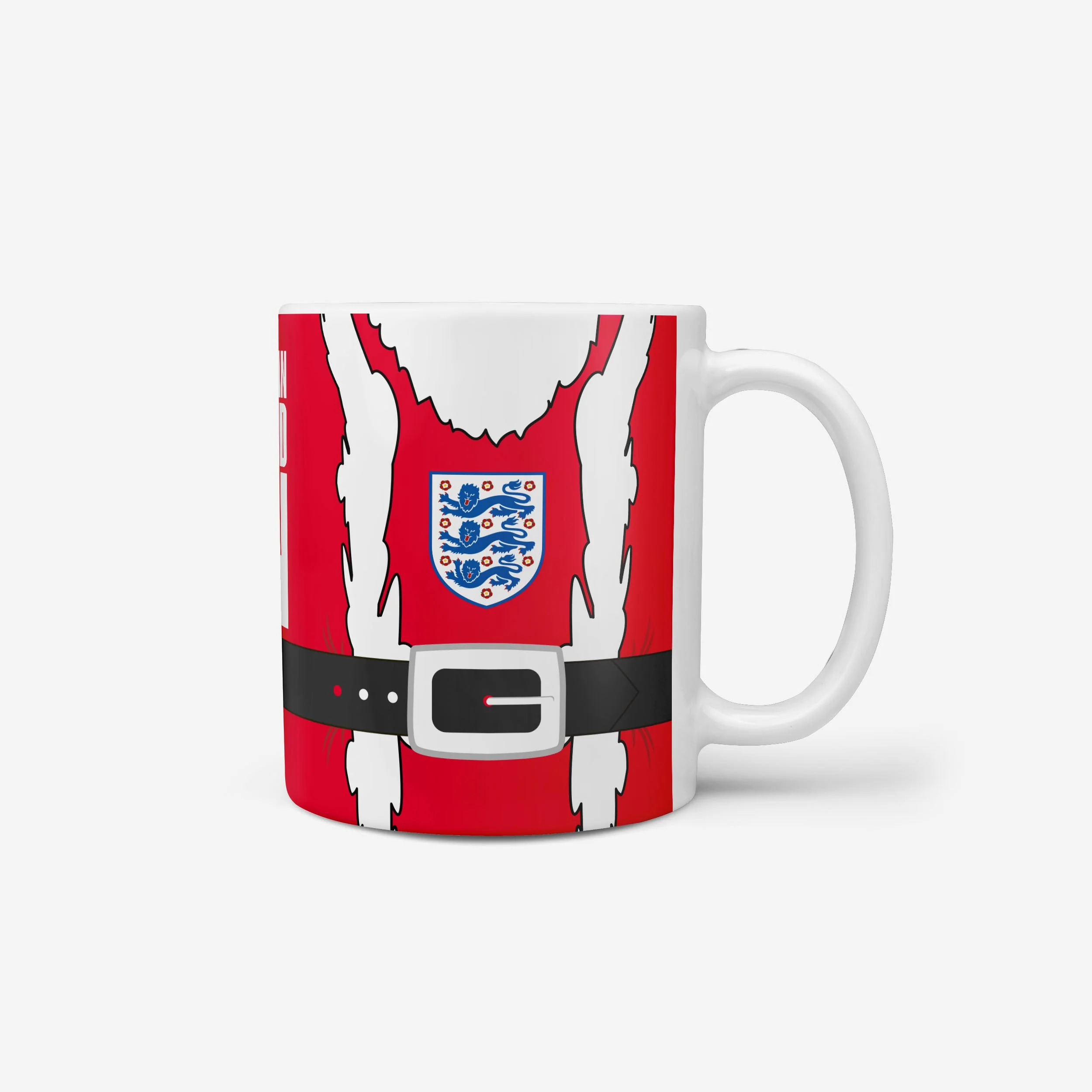 England Santa Is A Fan Mug - Image 2