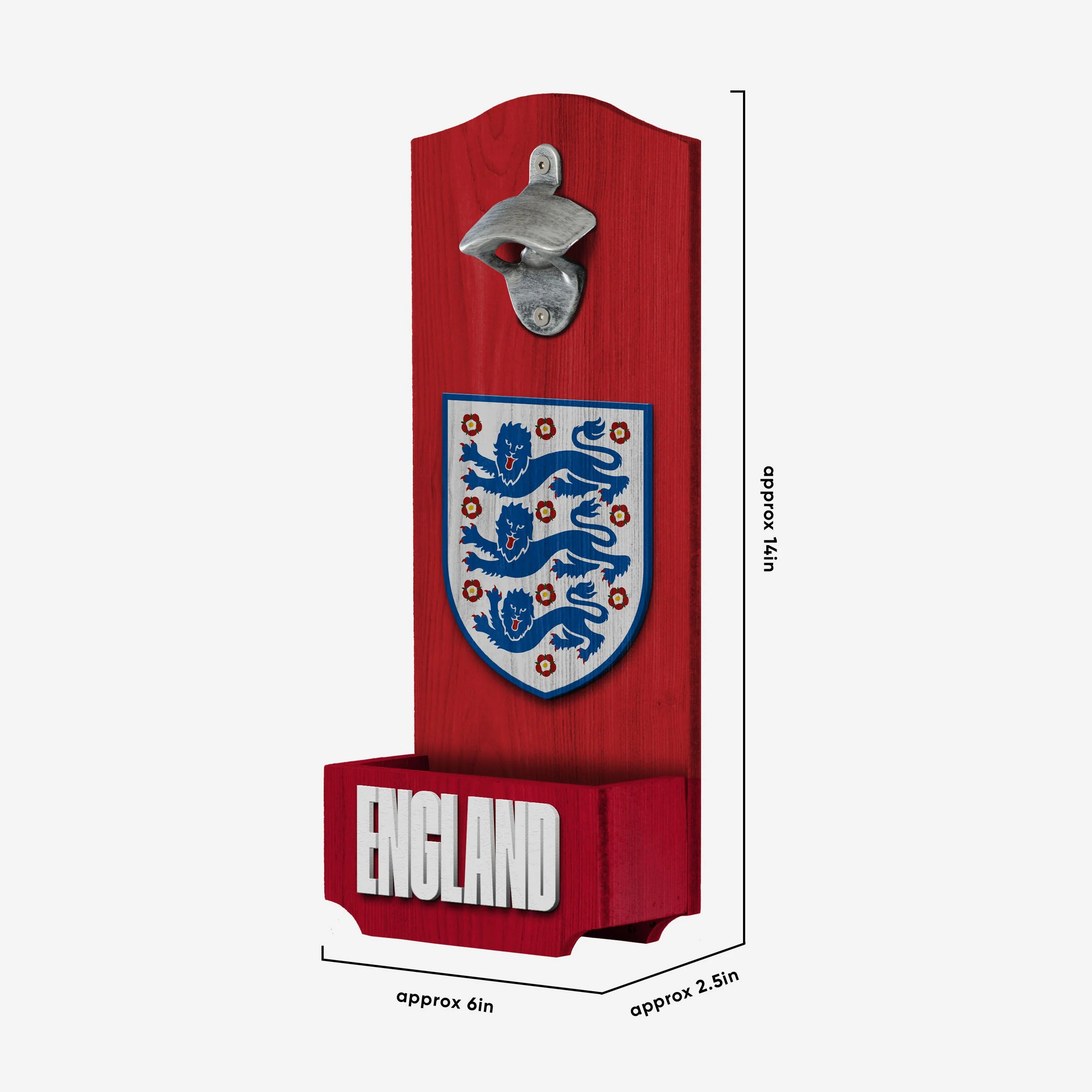 England Wooden Bottlecap Opener Sign - Image 5