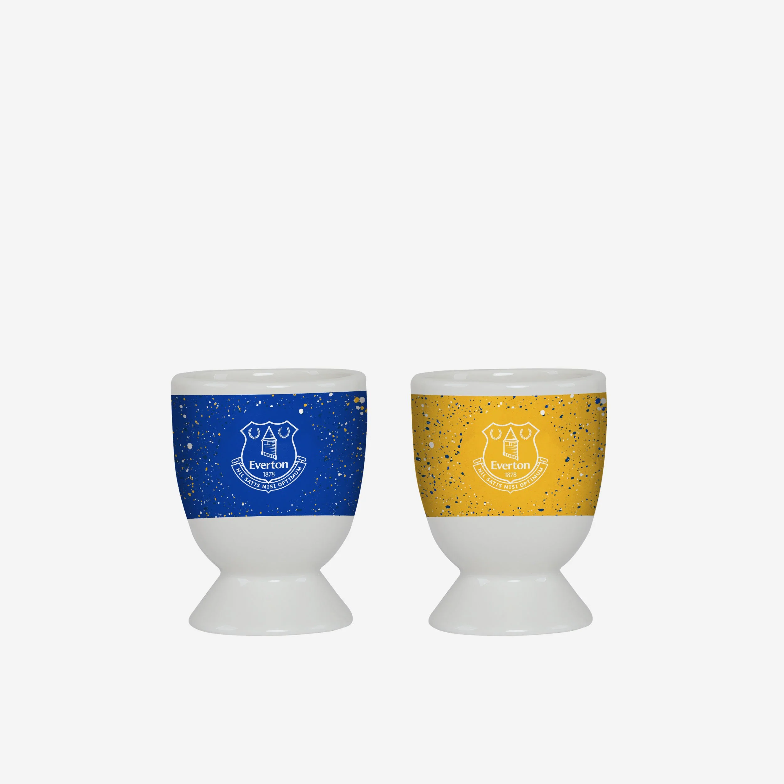 Everton FC 2 Pack Paint Splatter Egg Cup