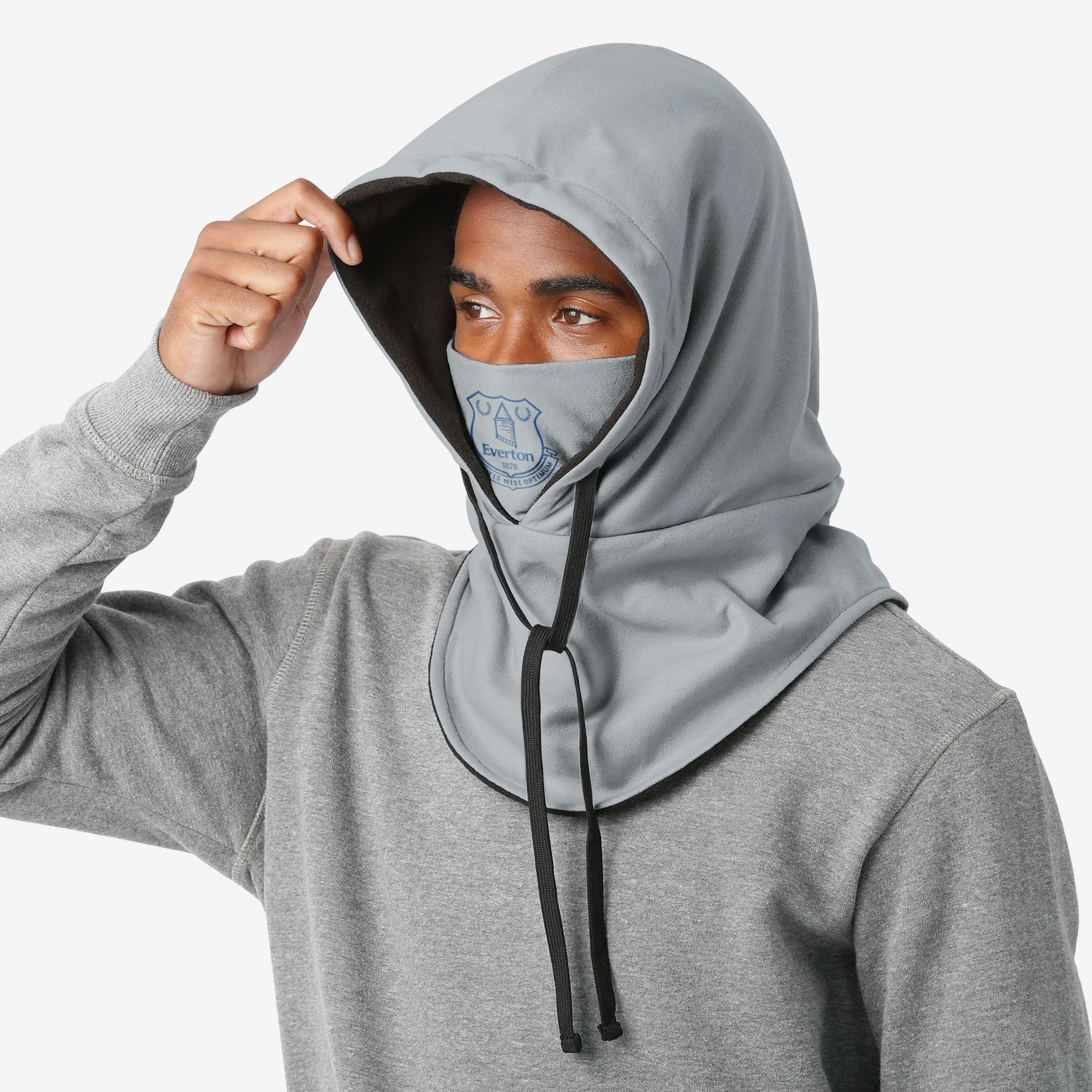 Everton FC Grey Drawstring Hooded Snood - Image 3
