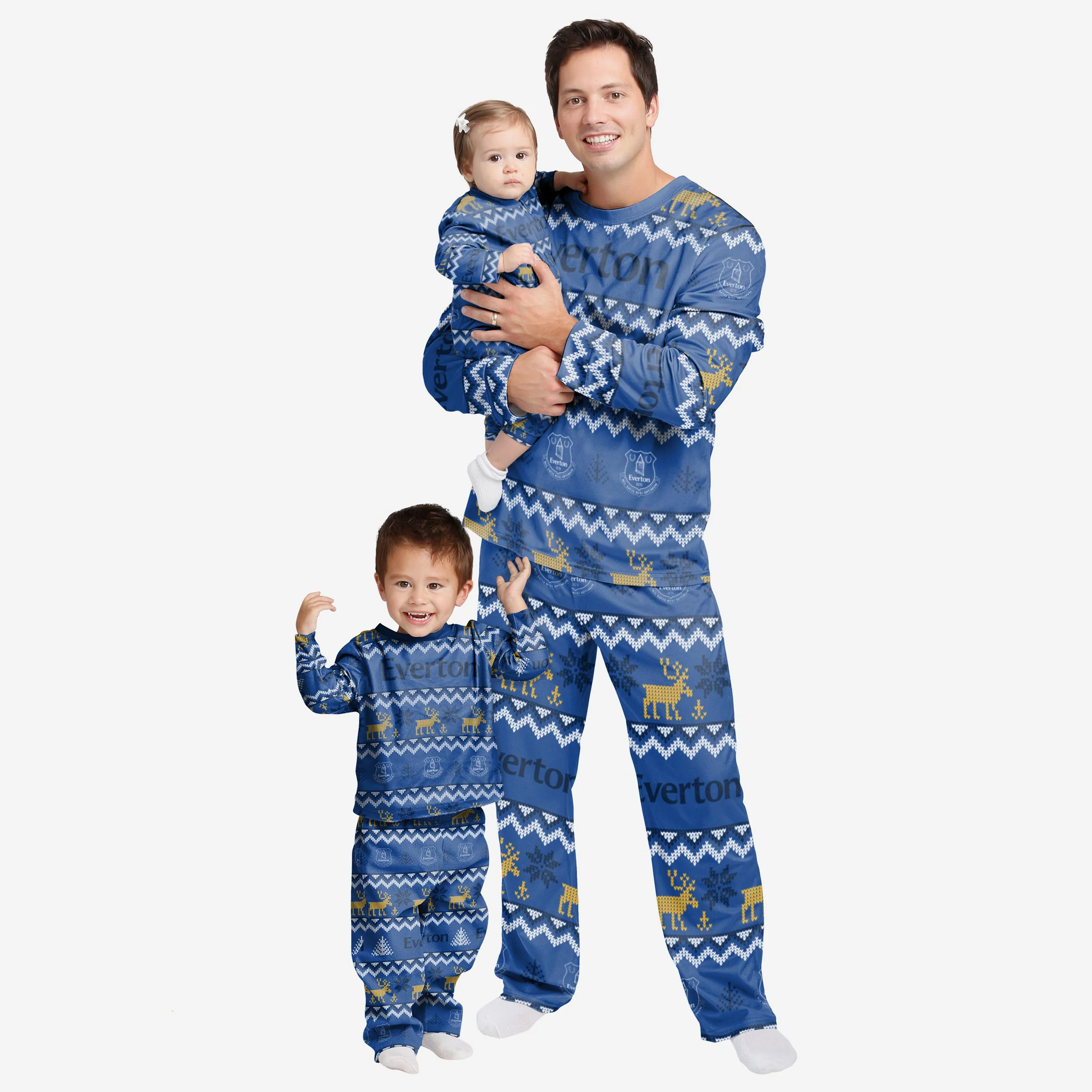 Everton FC Infant Ugly Pattern Family Holiday Pyjamas - Image 2