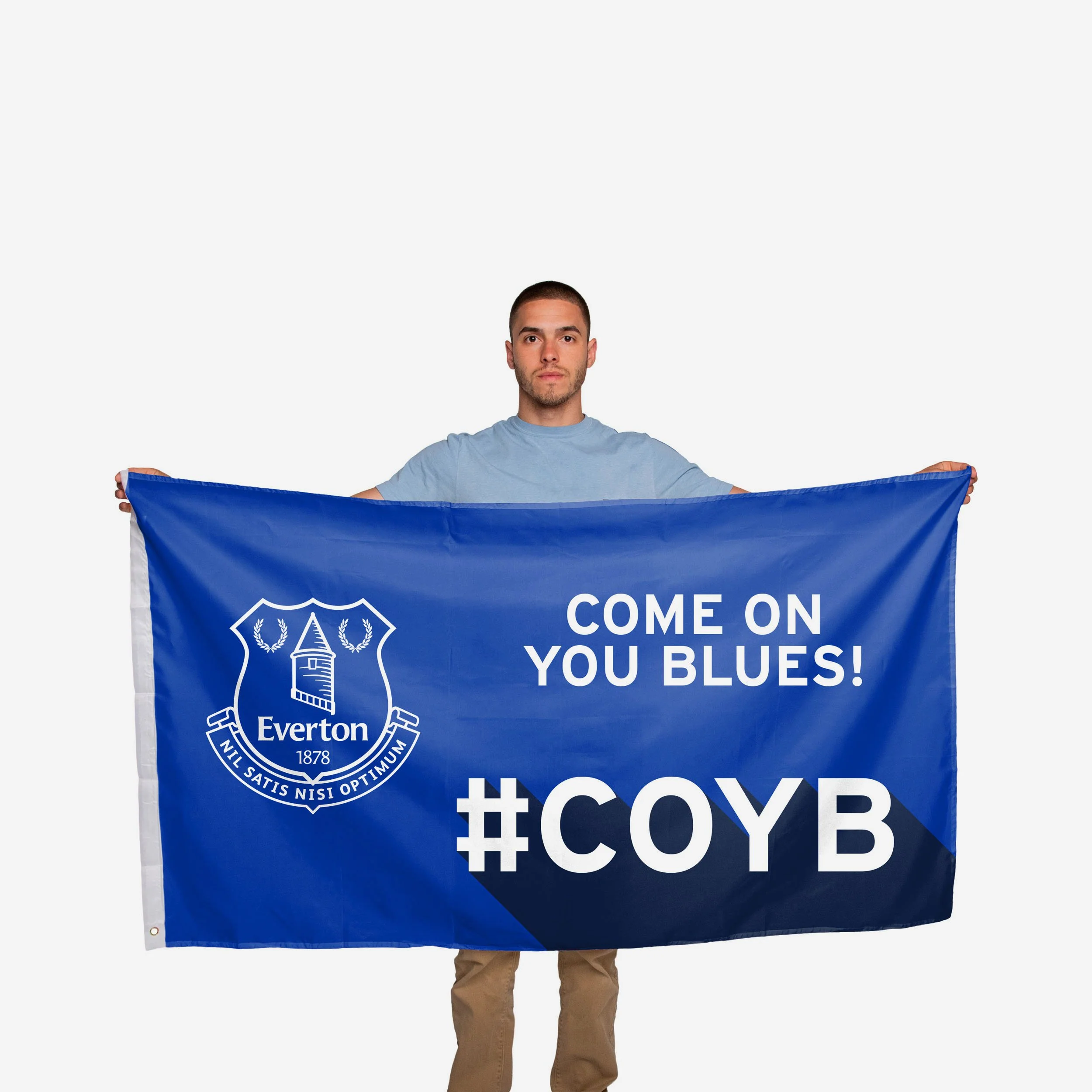 Everton FC Motivational Slogan Flag - Image 2