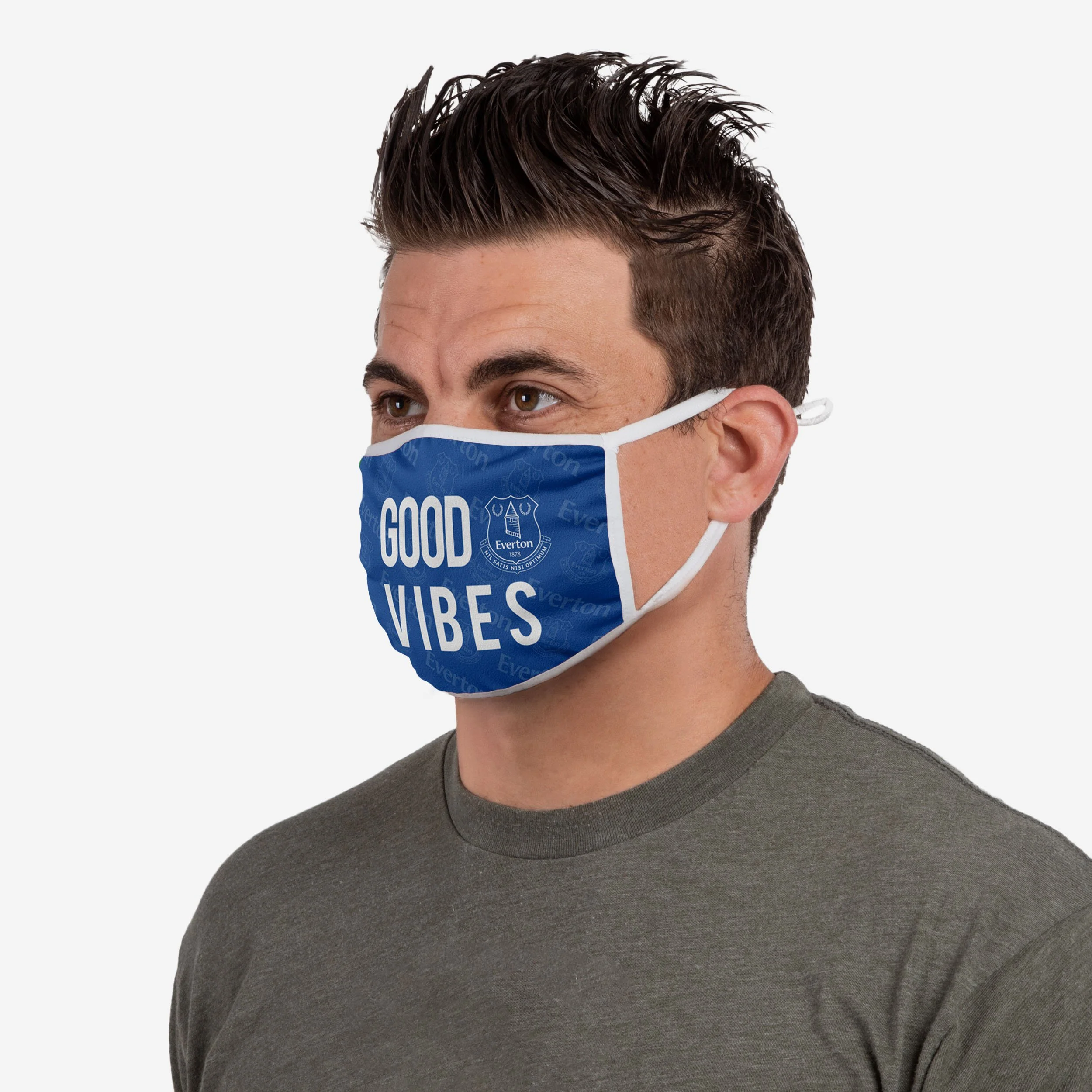 Everton FC Positive Slogan 3 Pack Face Cover - Image 3