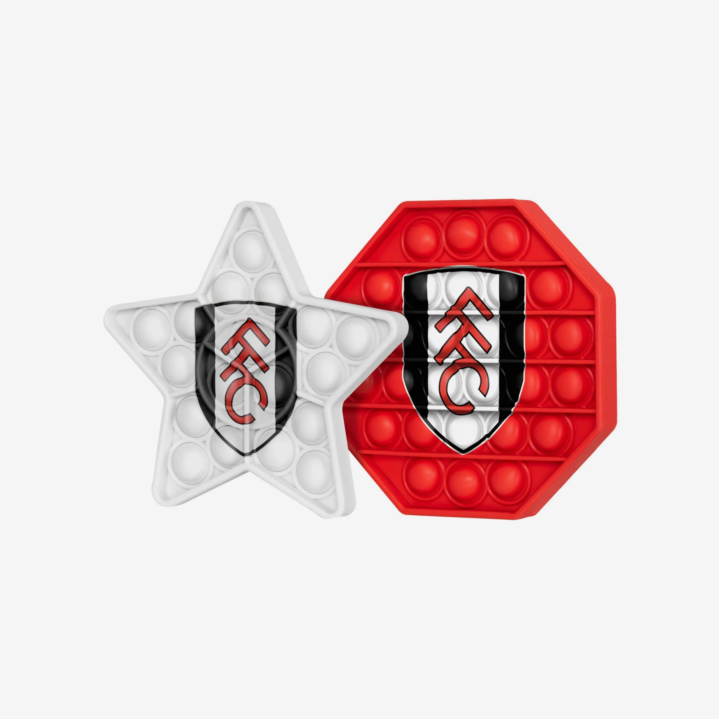 Fulham FC 2 Pack Octagon & Star Push-Itz Fidget