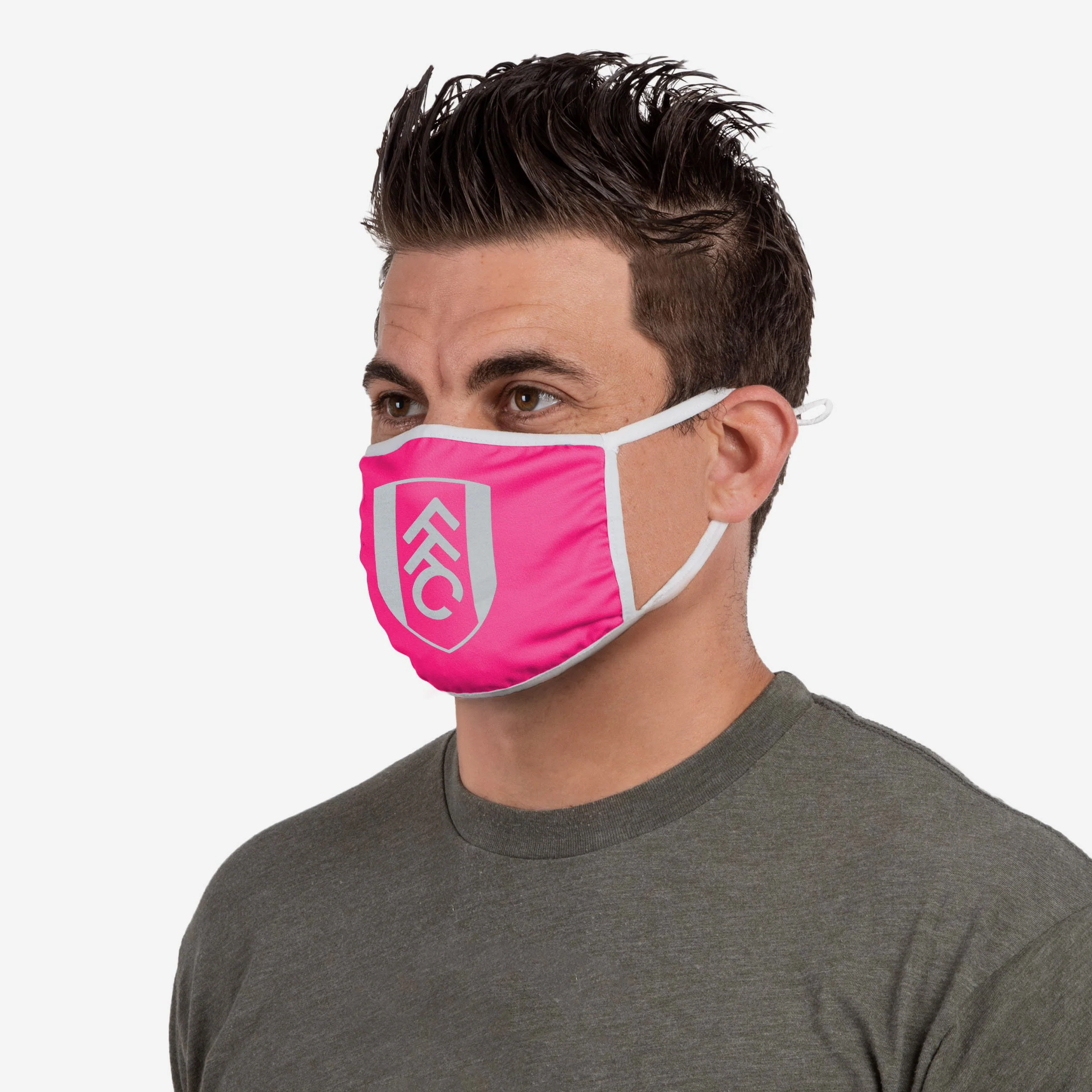 Fulham FC Pink Neon Reflective Face Cover - Image 3