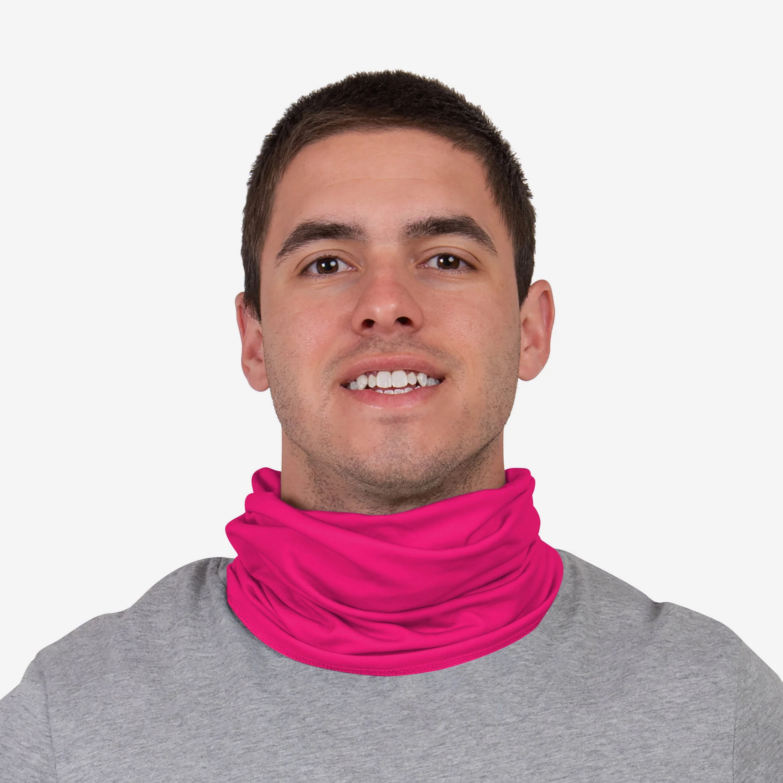 Fulham FC Pink Neon Reflective Snood Scarf - Image 3