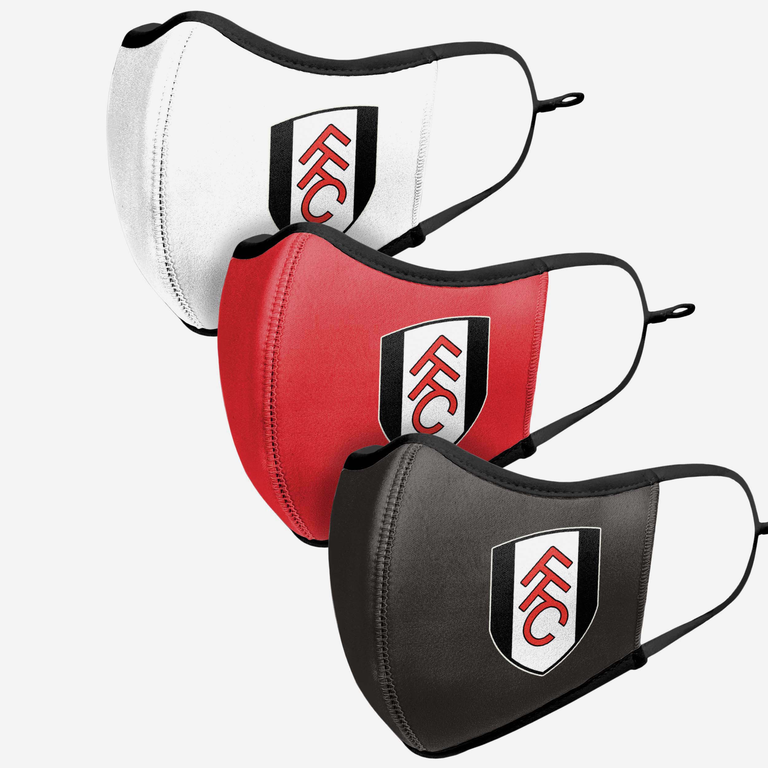 Fulham FC Sport 3 Pack Face Cover - Image 4