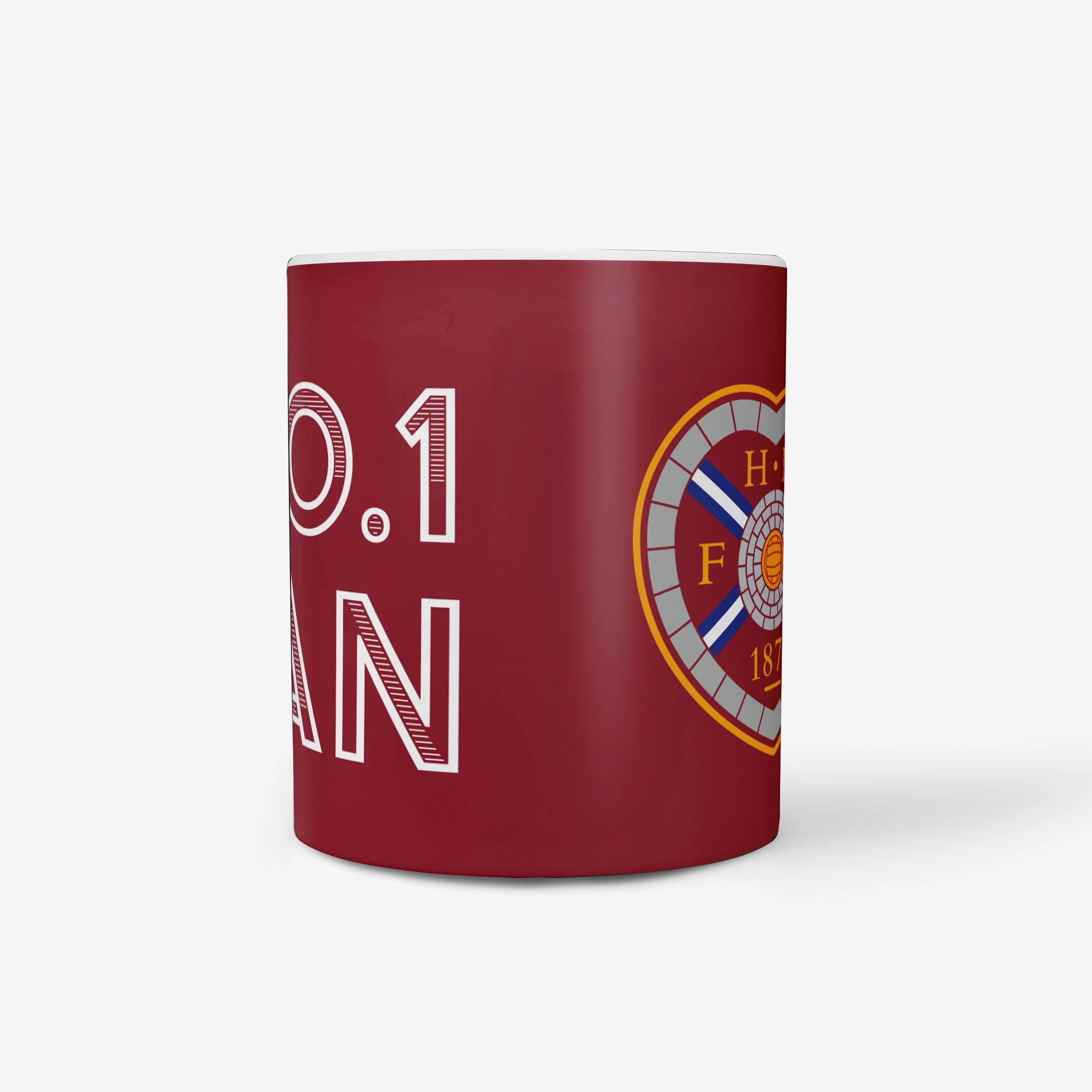 Heart Of Midlothian FC Number 1 Fan Mug - Image 4