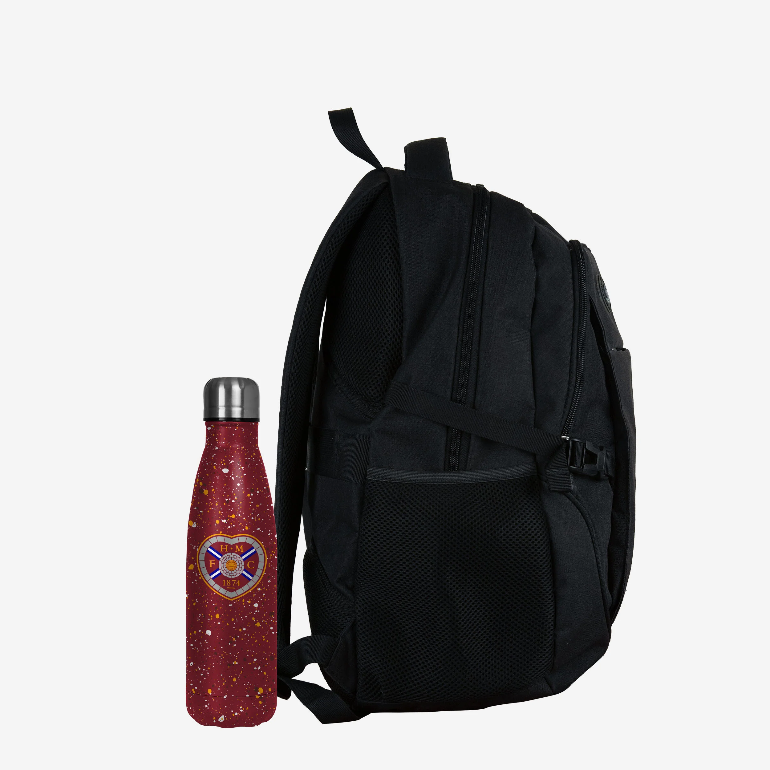 Heart Of Midlothian FC Paint Splatter Cool 500 mL Bottle - Image 3