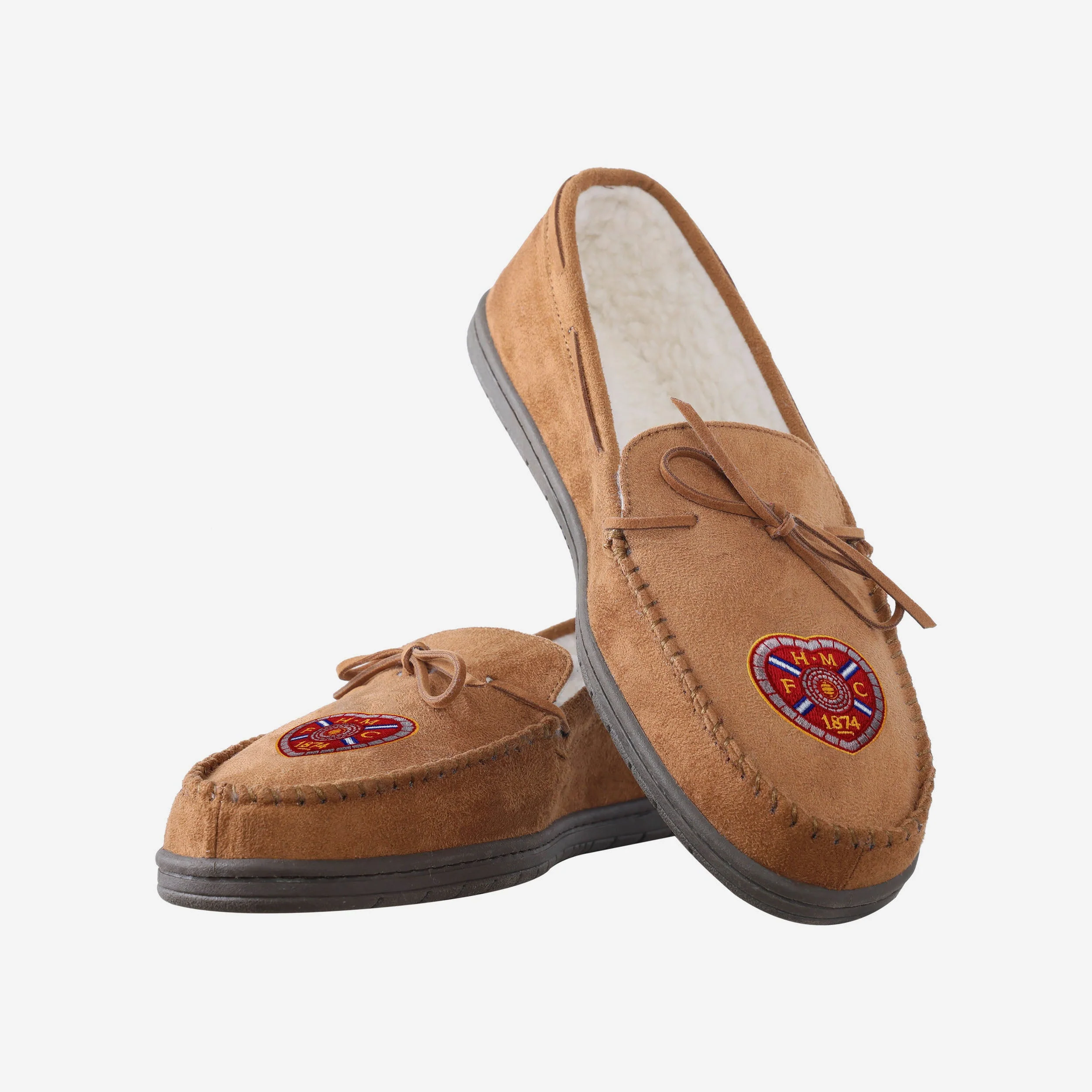 Heart of Midlothian FC Suede Moccasin Slipper - Image 3