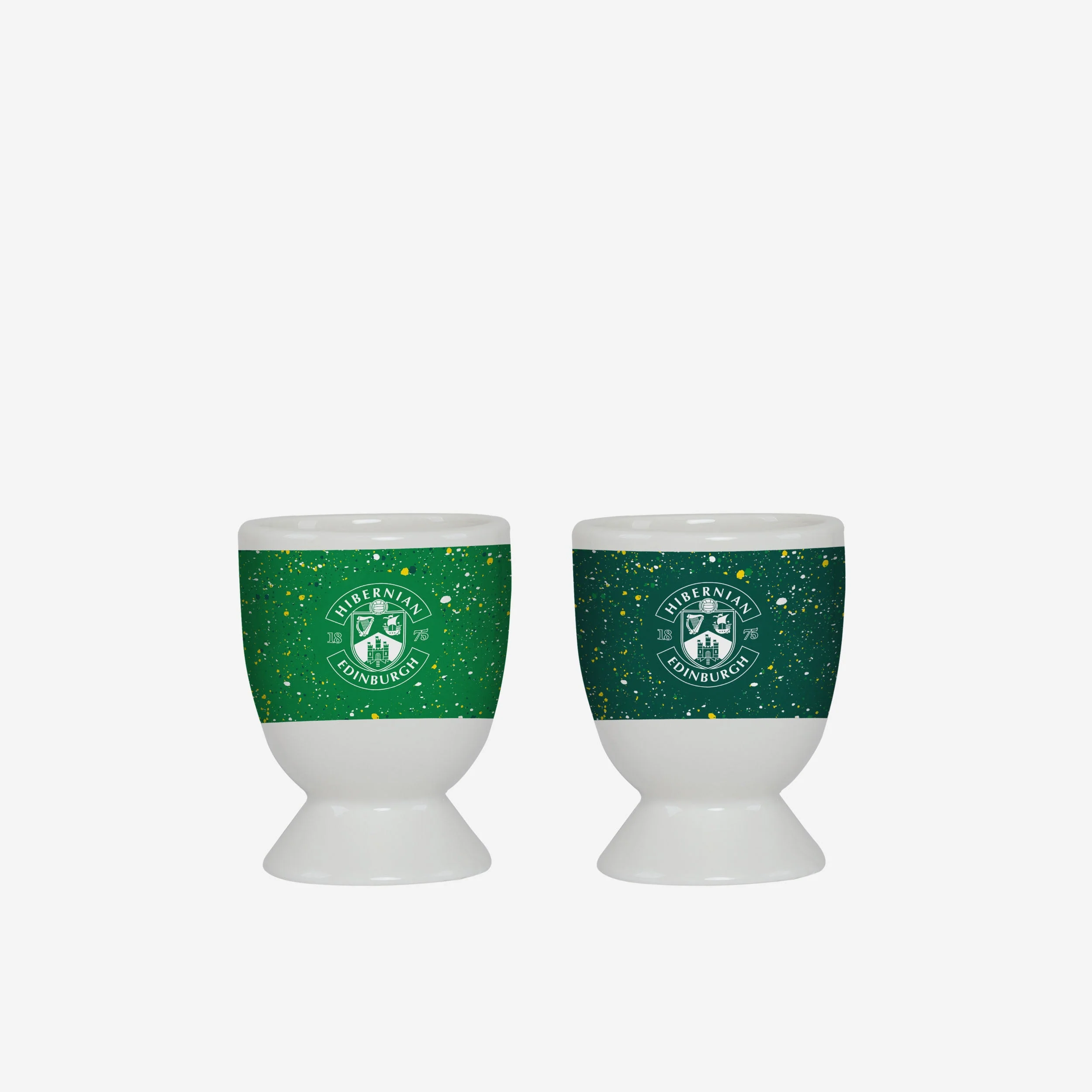 Hibernian FC 2 Pack Paint Splatter Egg Cup
