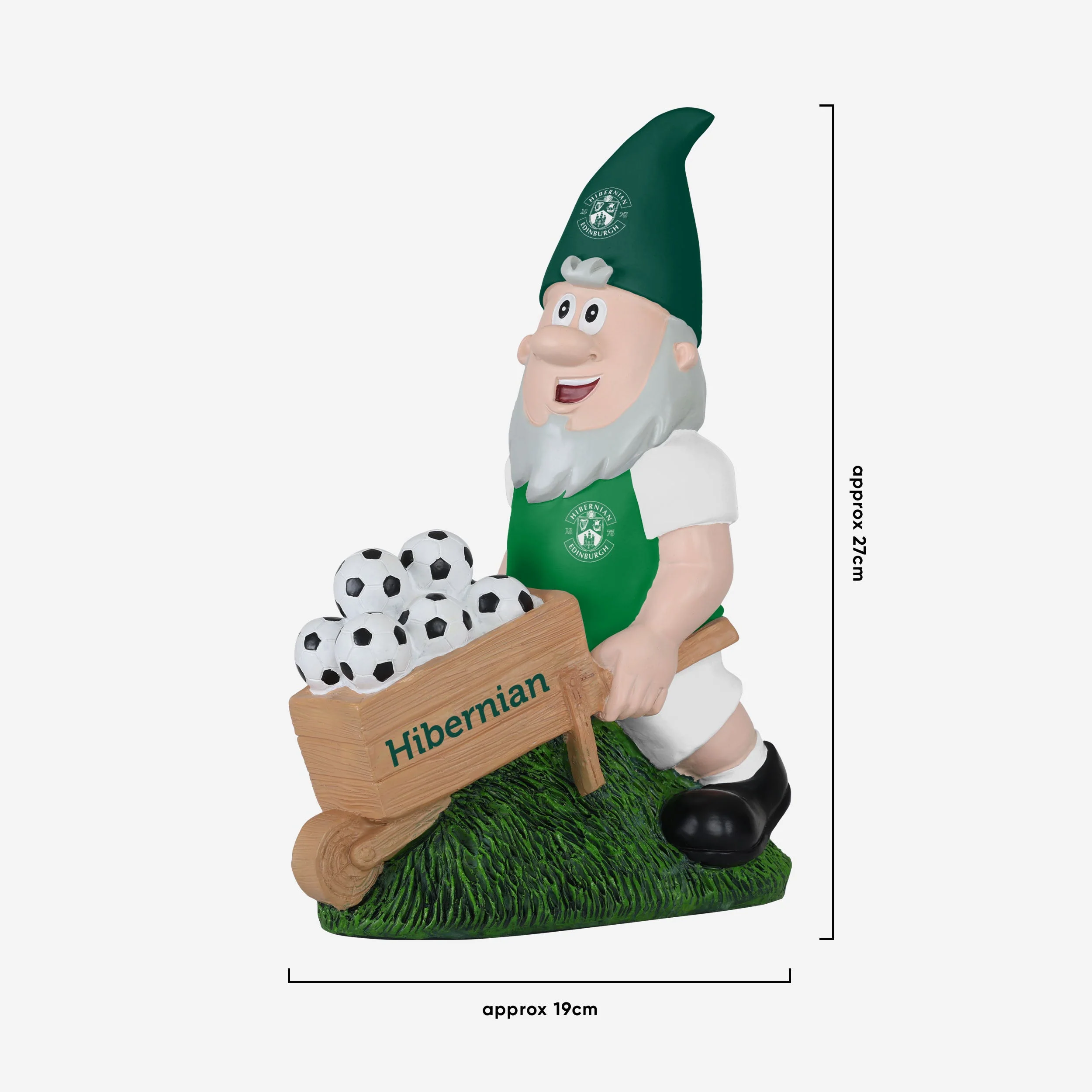Hibernian FC Wheelbarrow Gnome - Image 4