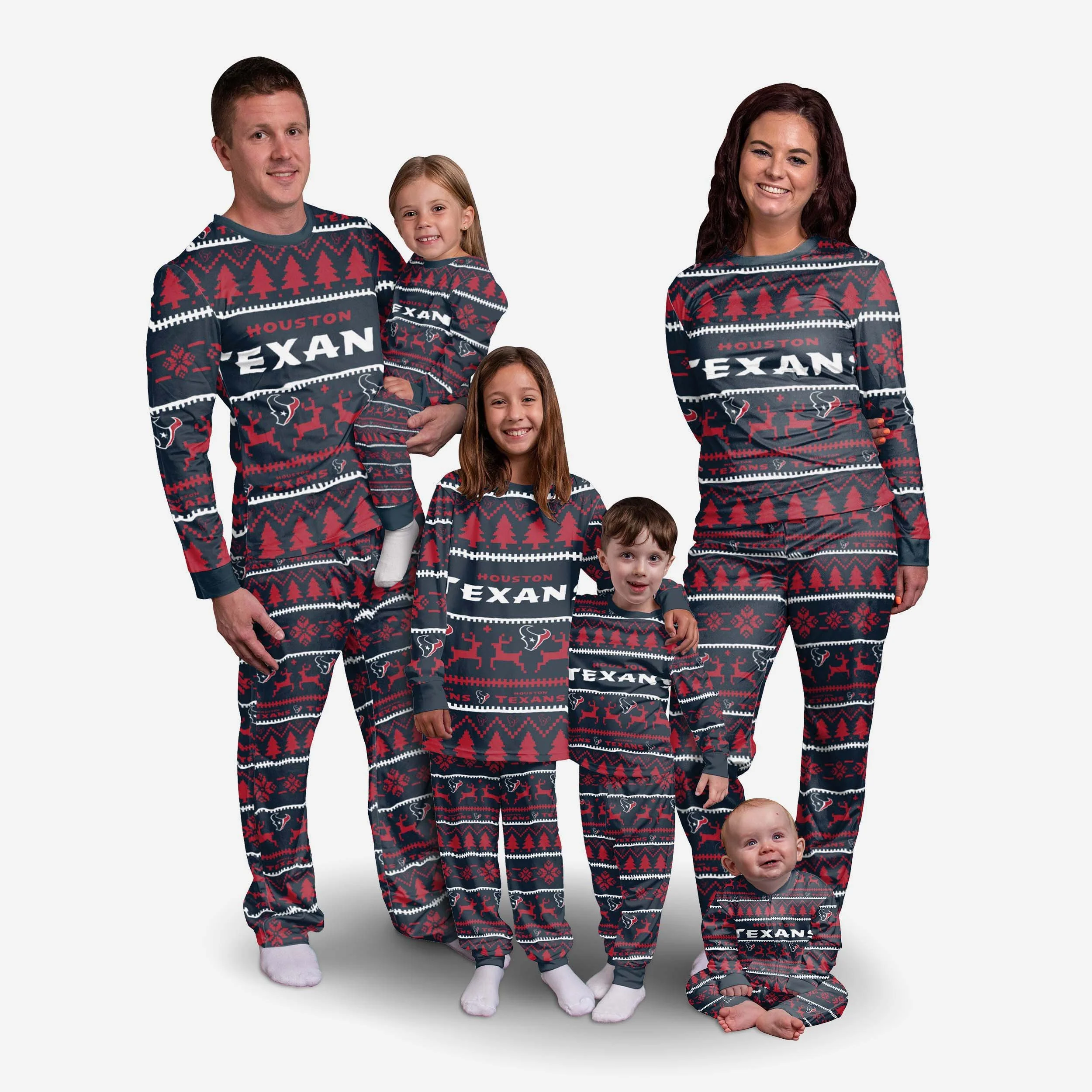 Houston Texans Infant Family Holiday Pyjamas - Image 3