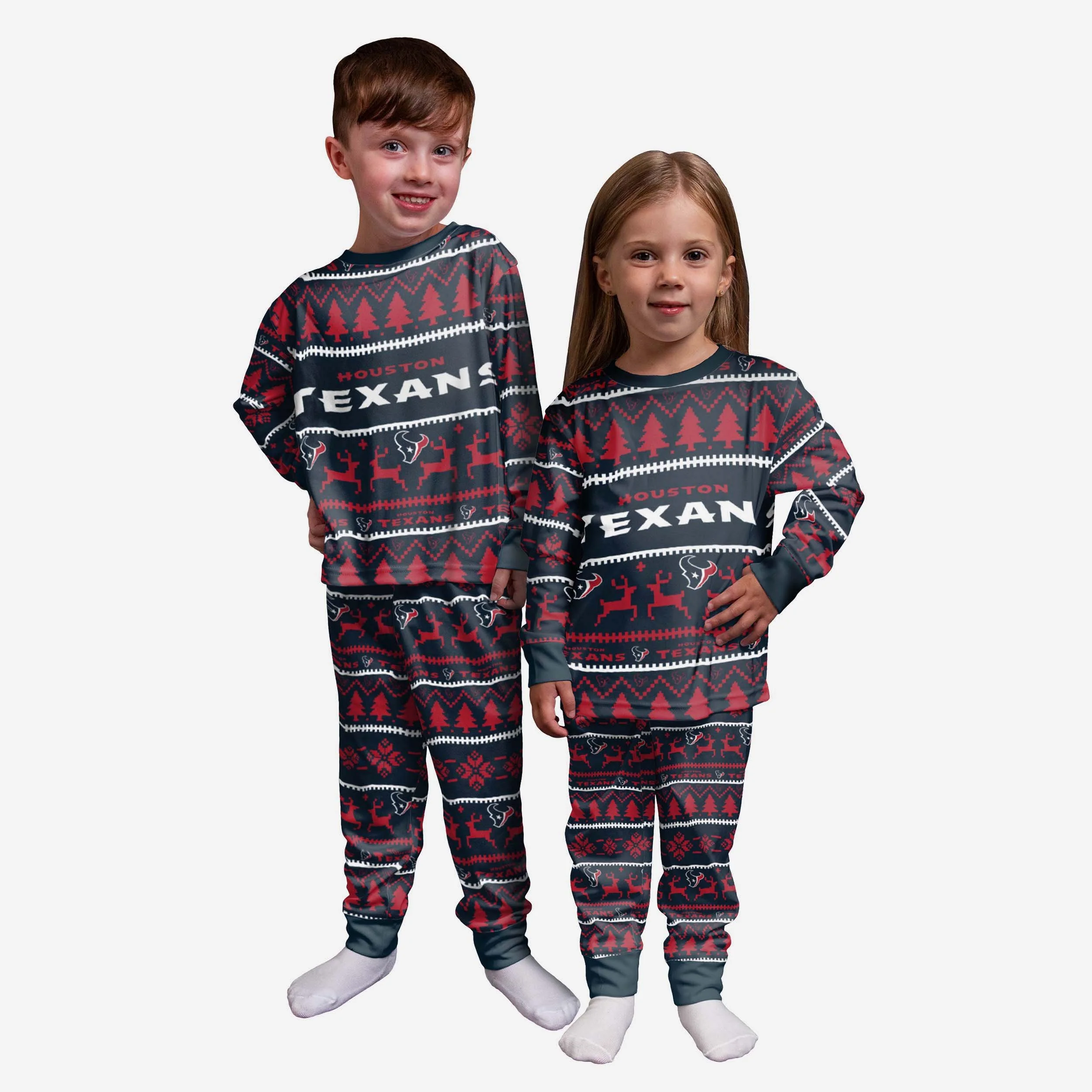 Houston Texans Toddler Family Holiday Pyjamas