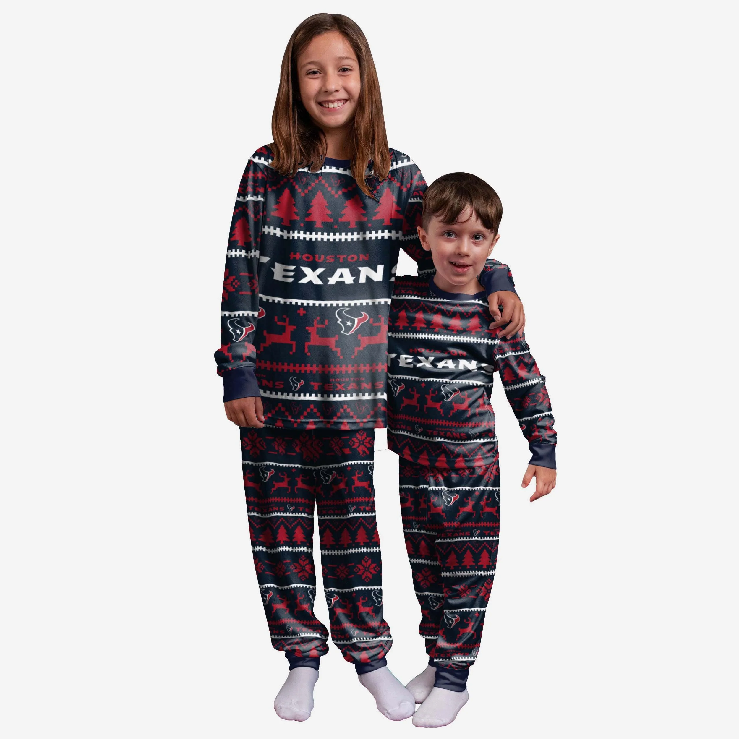 Houston Texans Youth Family Holiday Pyjamas