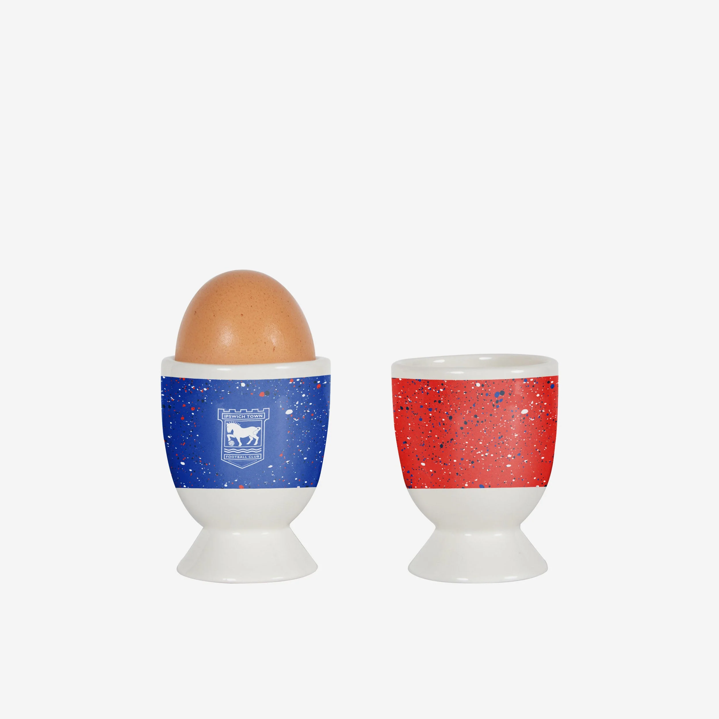 Ipswich Town FC 2 Pack Paint Splatter Egg Cup - Image 2