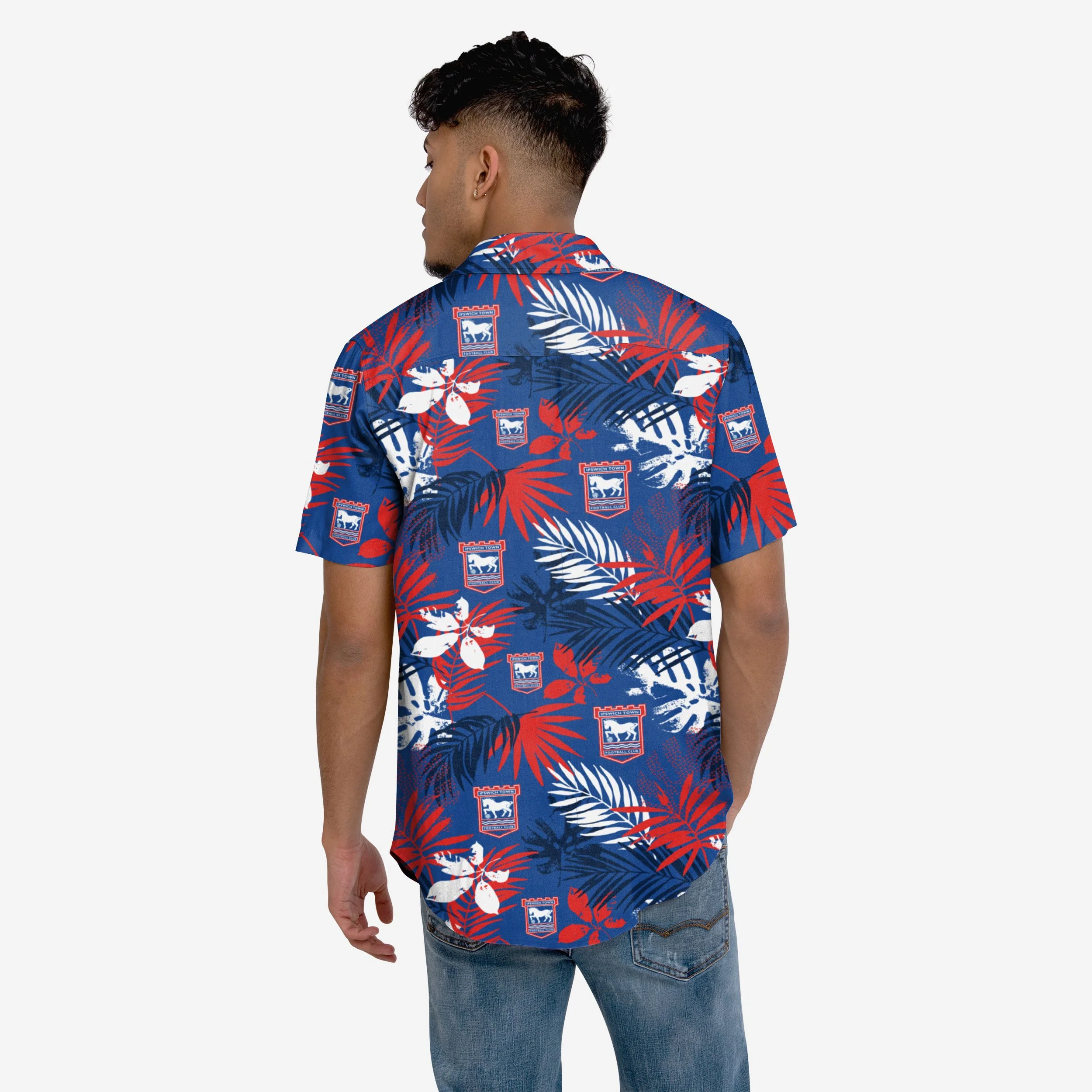 Ipswich Town FC Floral Button Up Shirt - Image 2