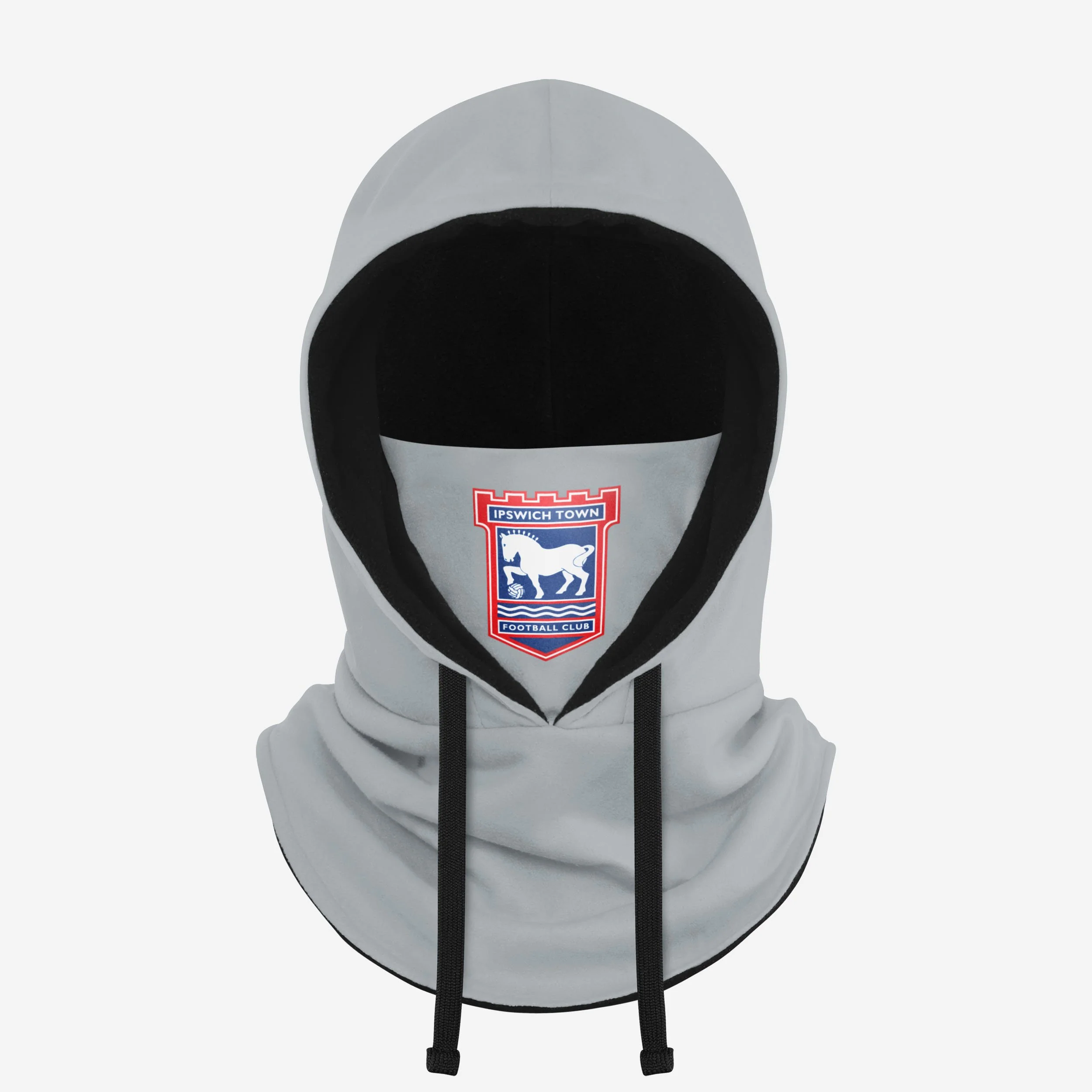 Ipswich Town FC Grey Drawstring Hooded Snood
