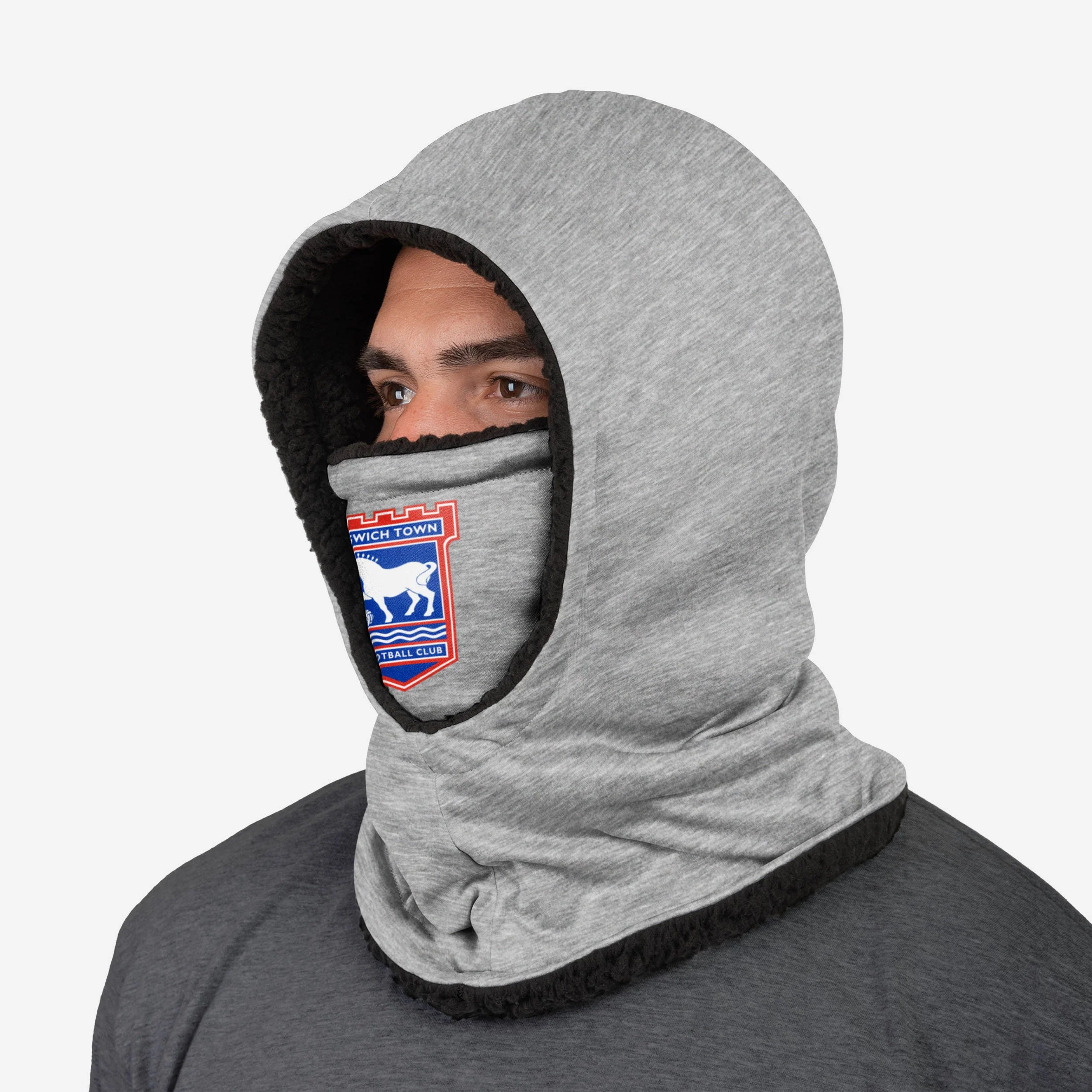 Ipswich Town FC Grey Hooded Snood - Image 2