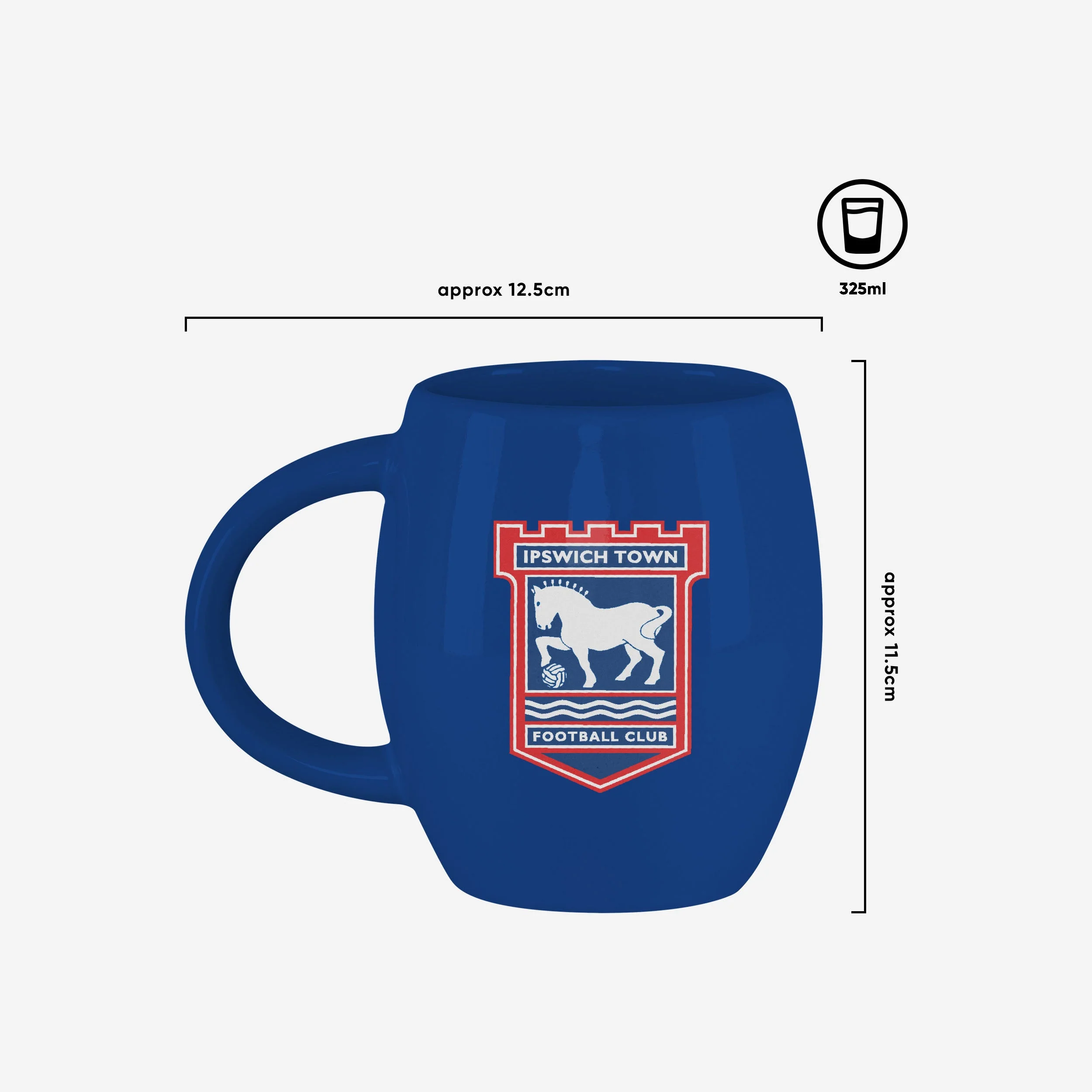 Ipswich Town FC Number 1 Dad Tea Tub Mug - Image 3