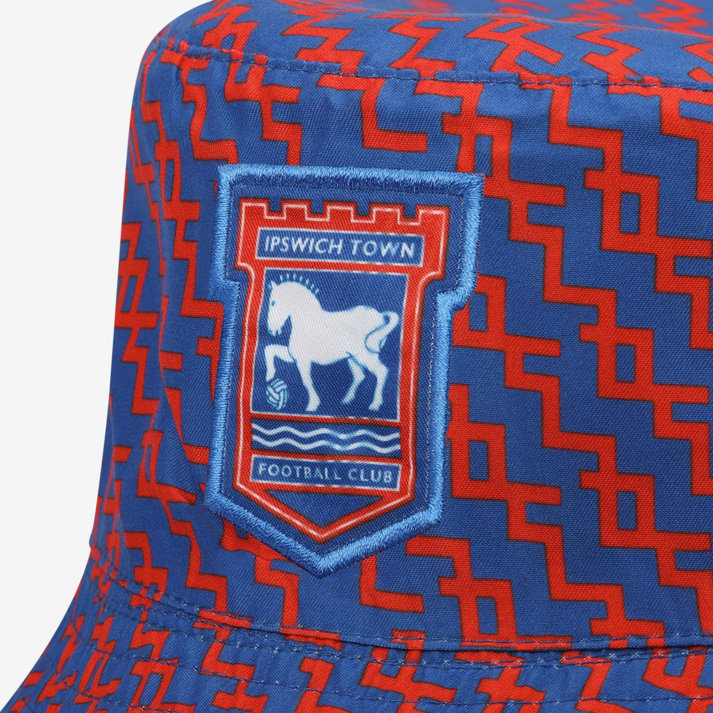 Ipswich Town FC Pixel Reversible Bucket Hat - Image 3