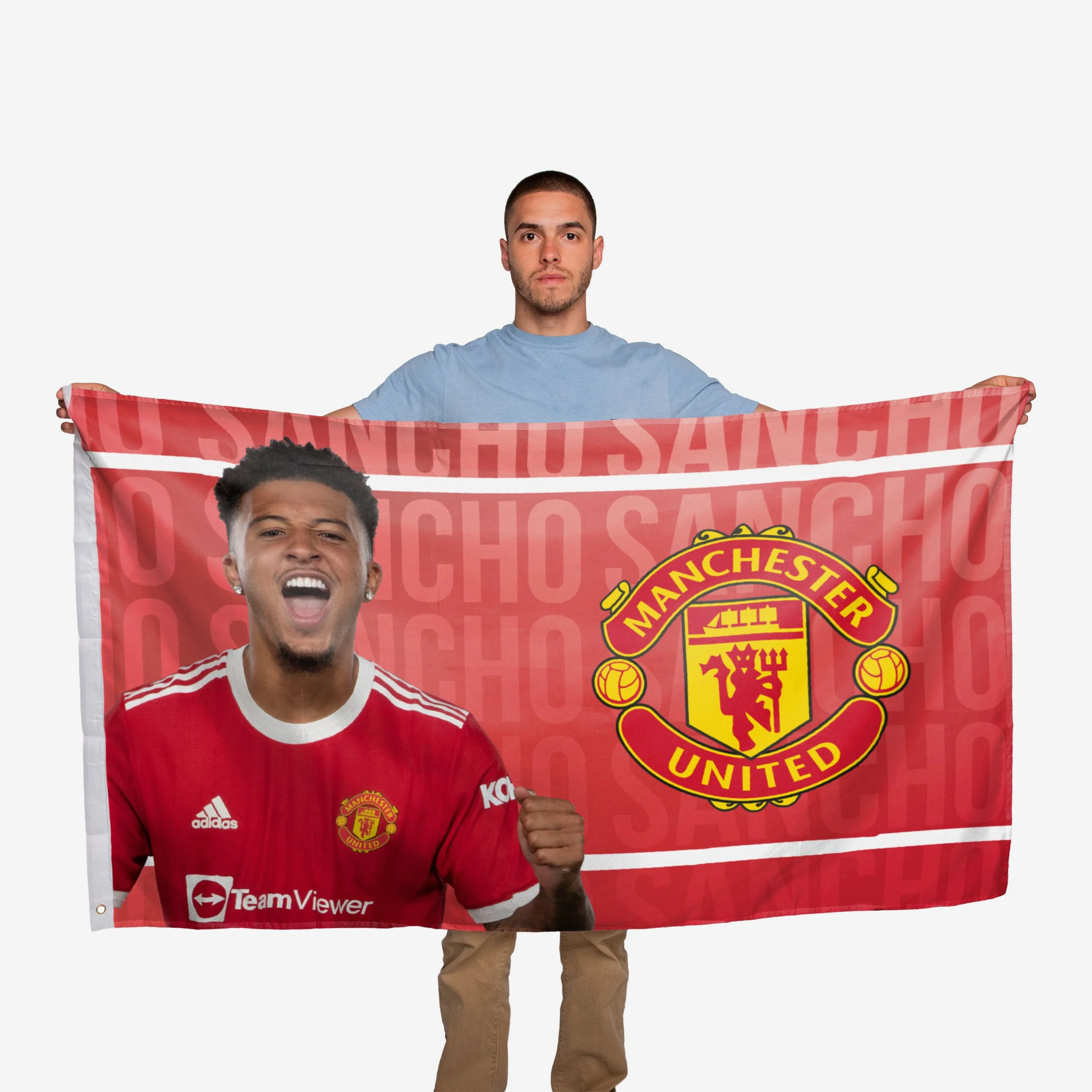 Jadon Sancho Manchester United FC 5 x 3 Flag - Image 2