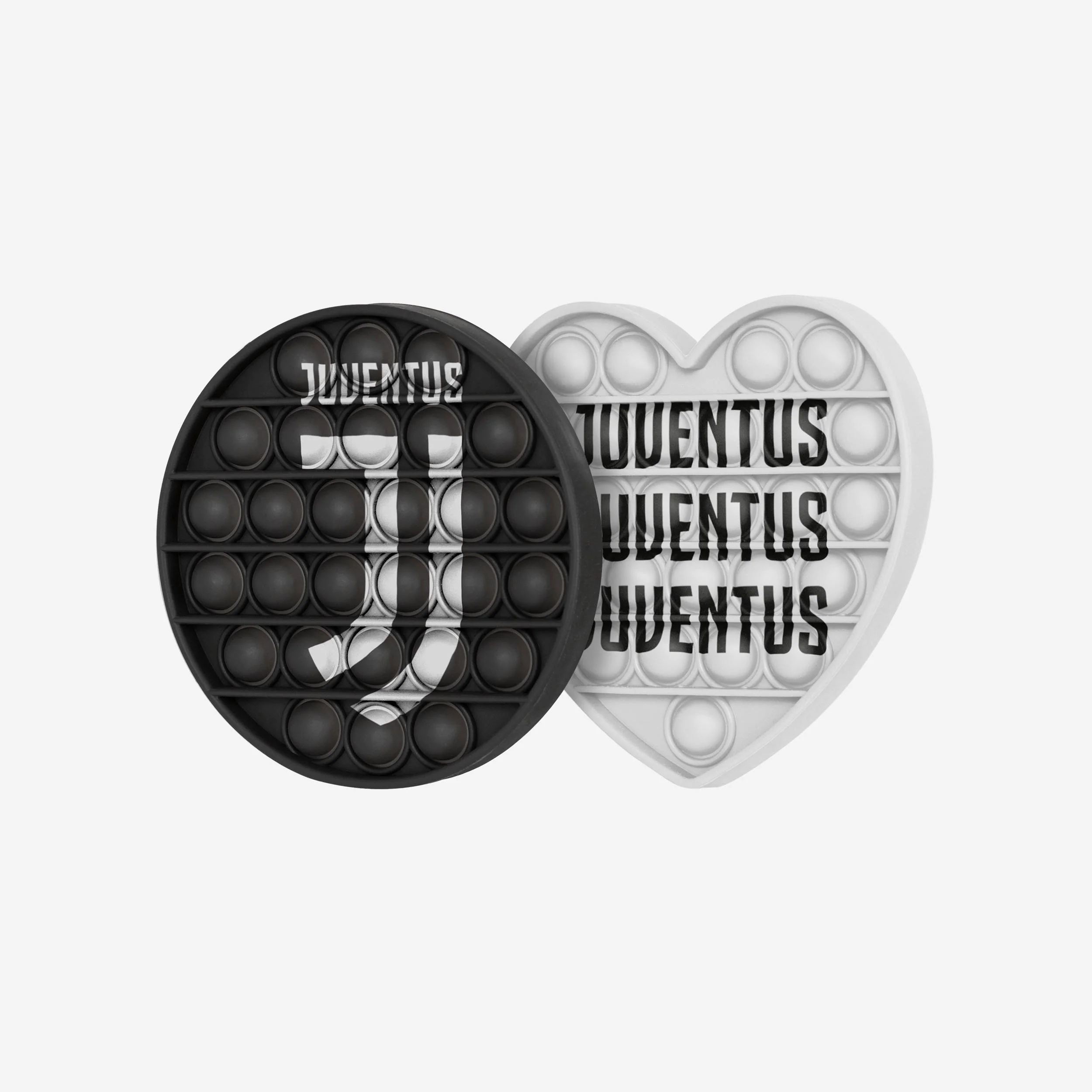 Juventus FC 2 Pack Circle & Heart Push-Itz Fidget
