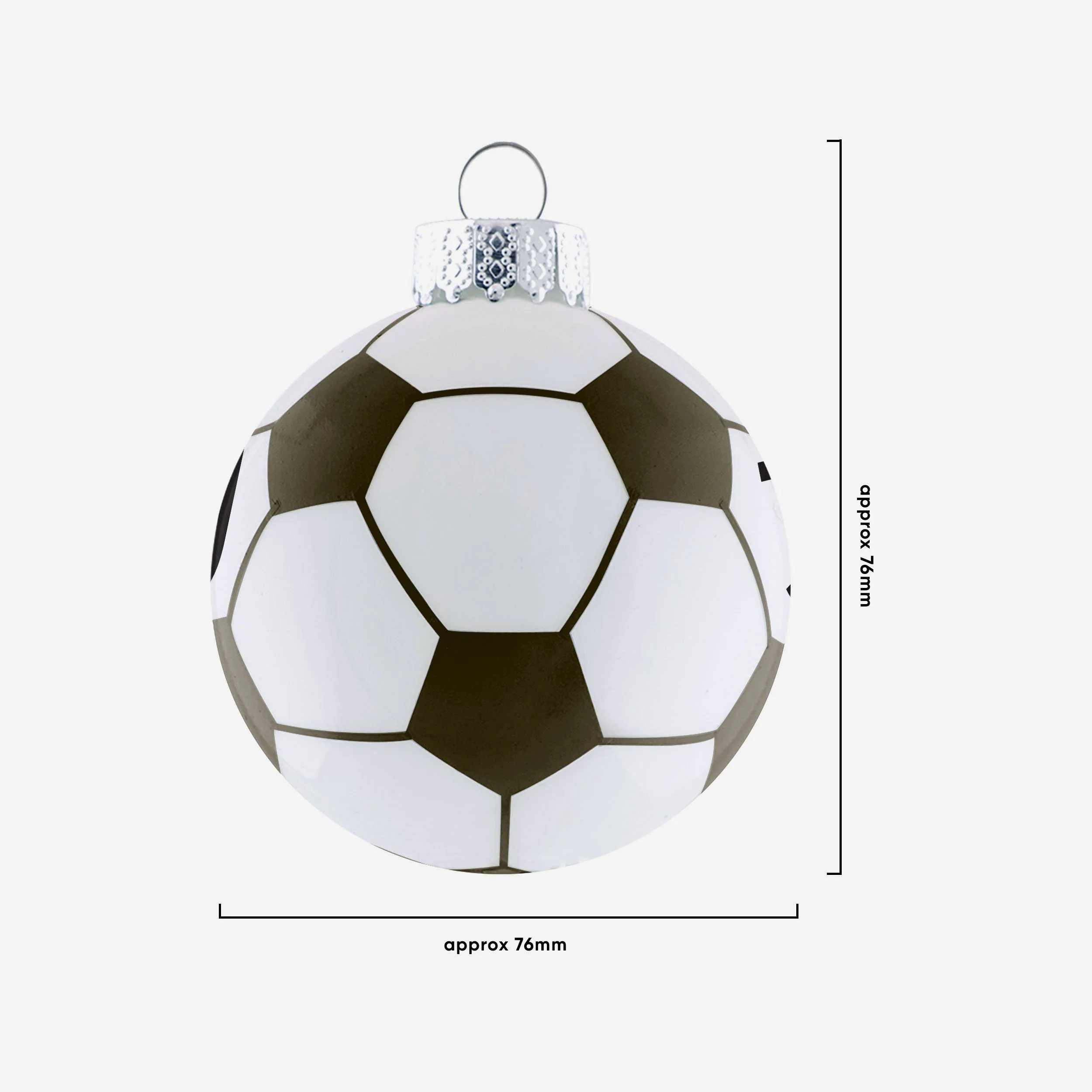Juventus FC 3 Pack Football Ornament - Image 2