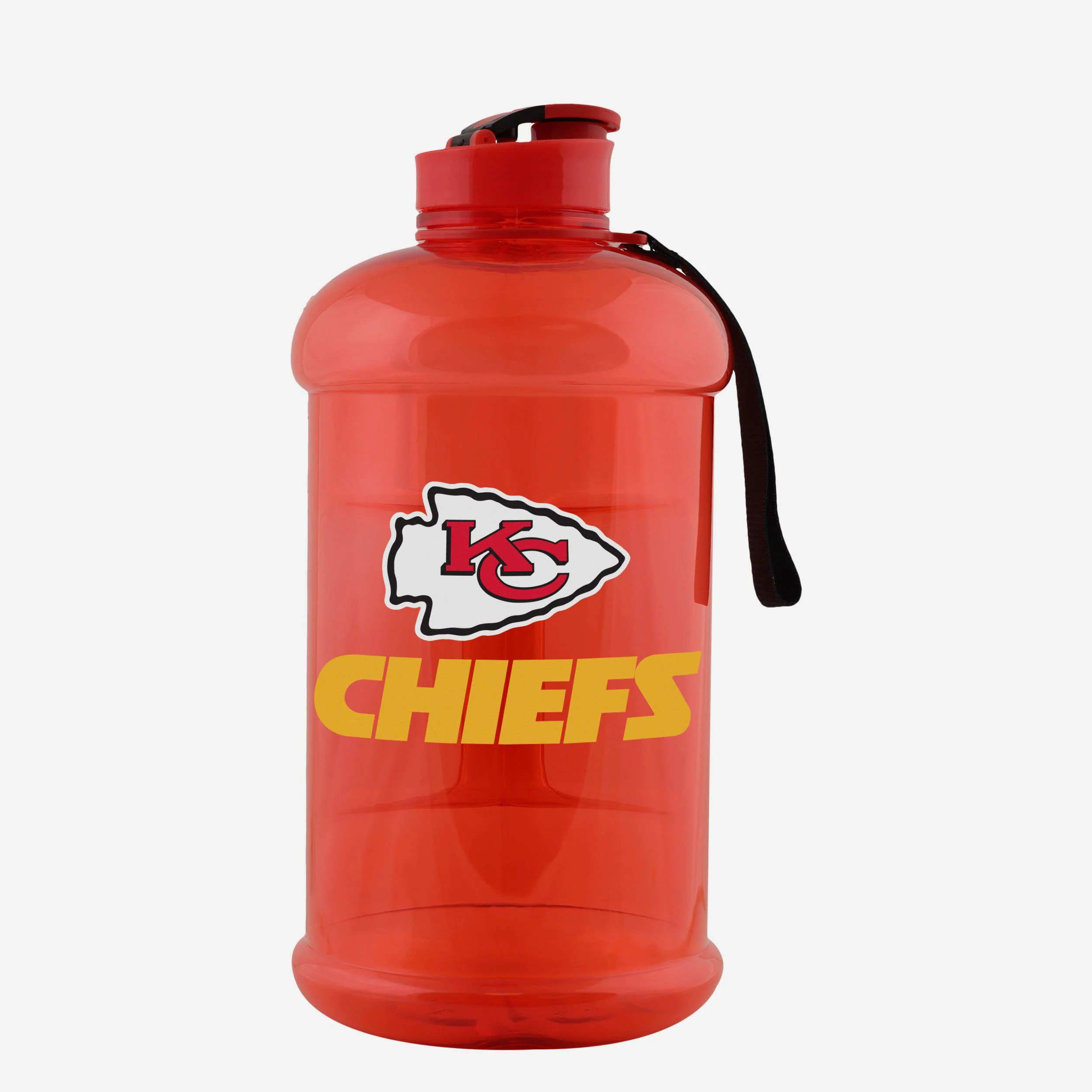 Kansas City Chiefs 2000 mL Clear Sports Bottle