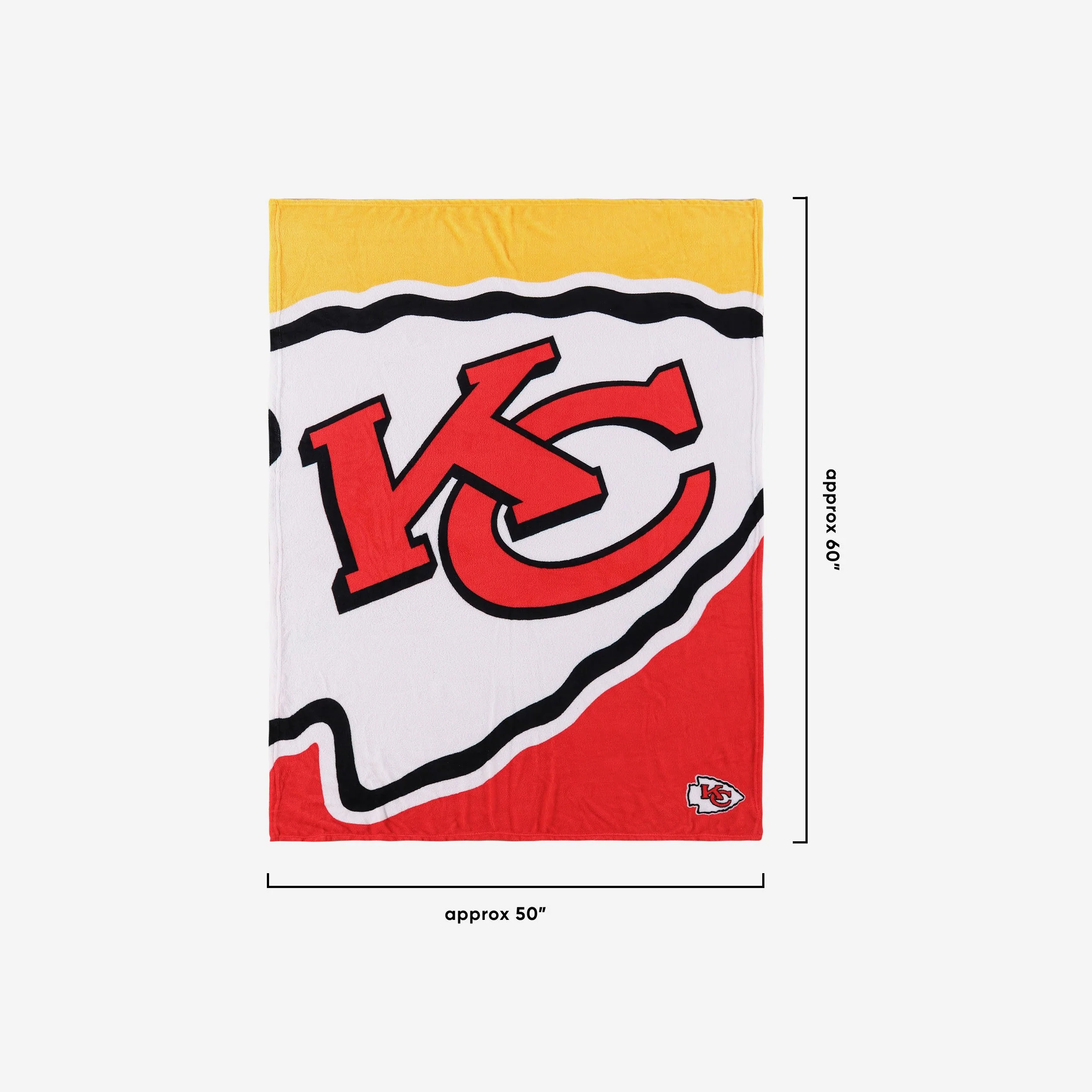 Kansas City Chiefs Supreme Slumber Plush Throw Blanket - Image 3
