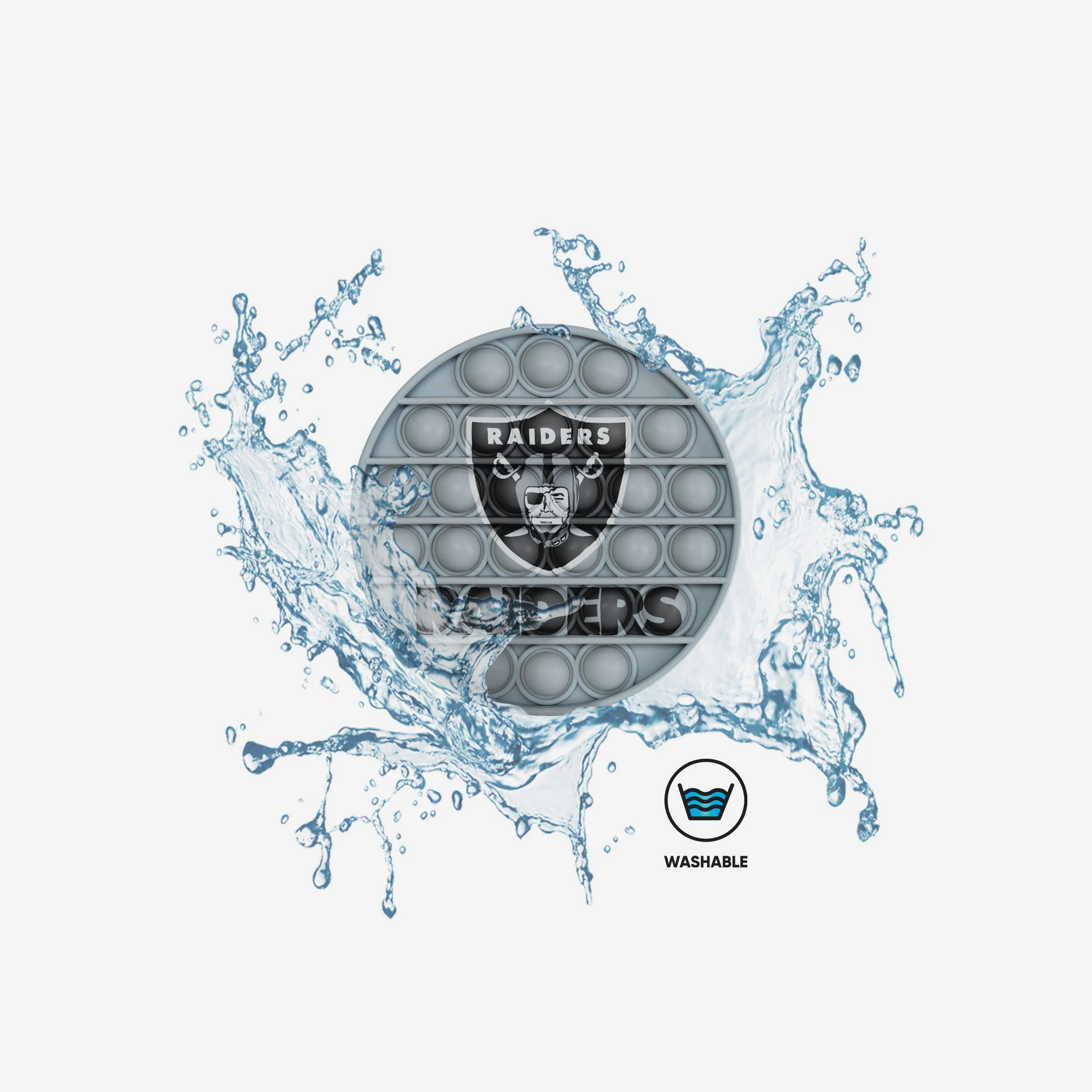 Las Vegas Raiders 2 Pack Helmet & Circle Push-Itz Fidget - Image 5