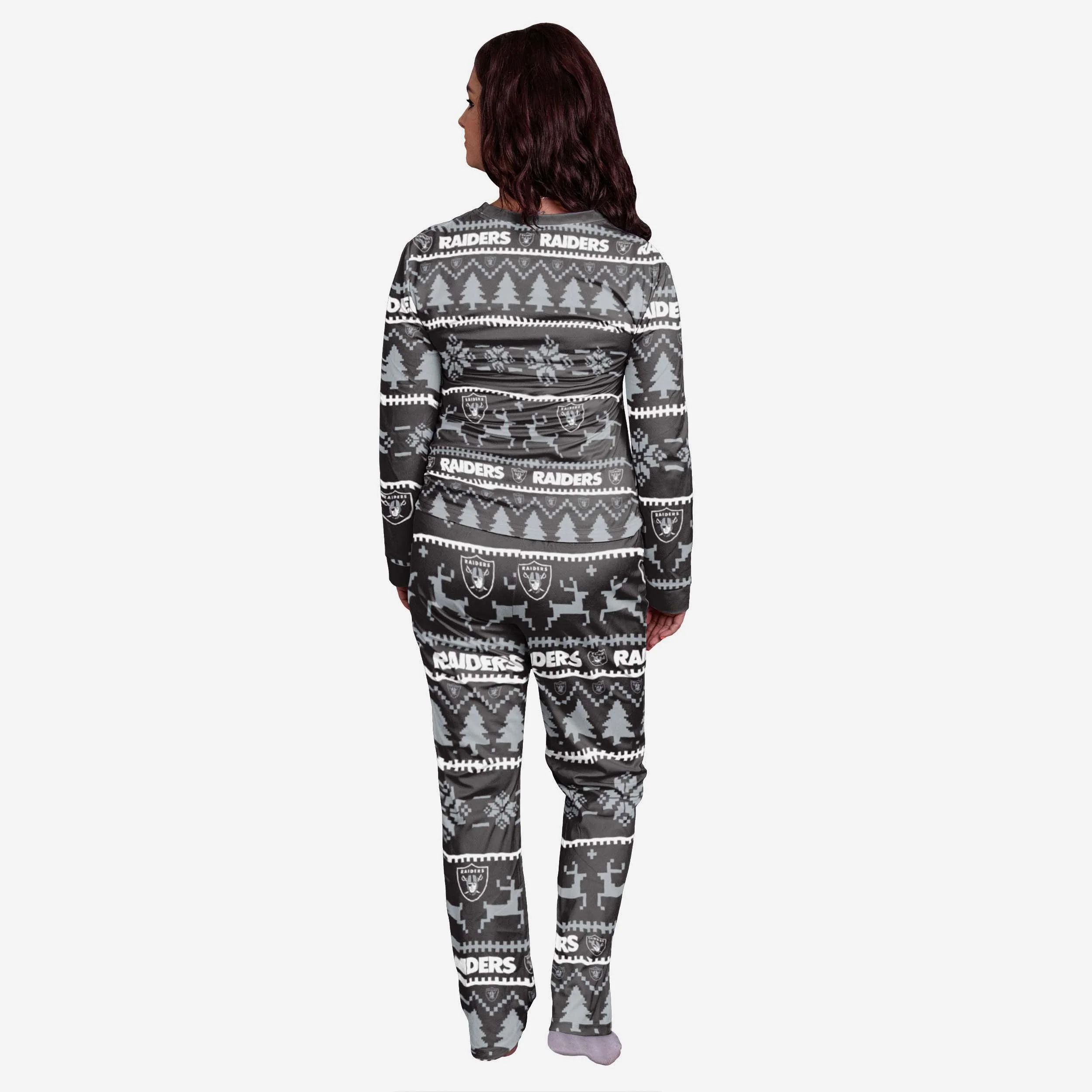 Las Vegas Raiders Womens Family Holiday Pyjamas - Image 2