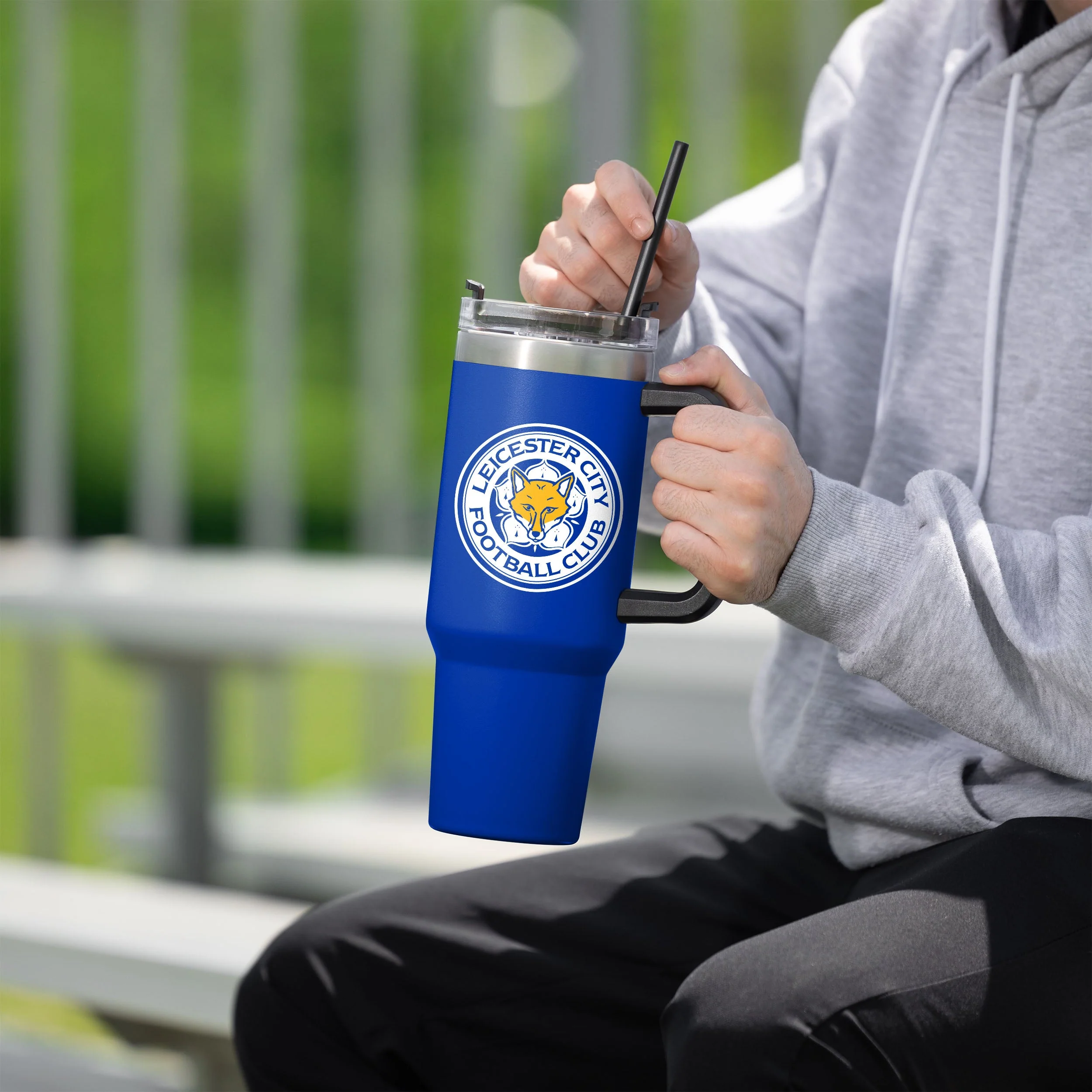 Leciester City Team Colour 1.1 Litre Tumbler - Image 4