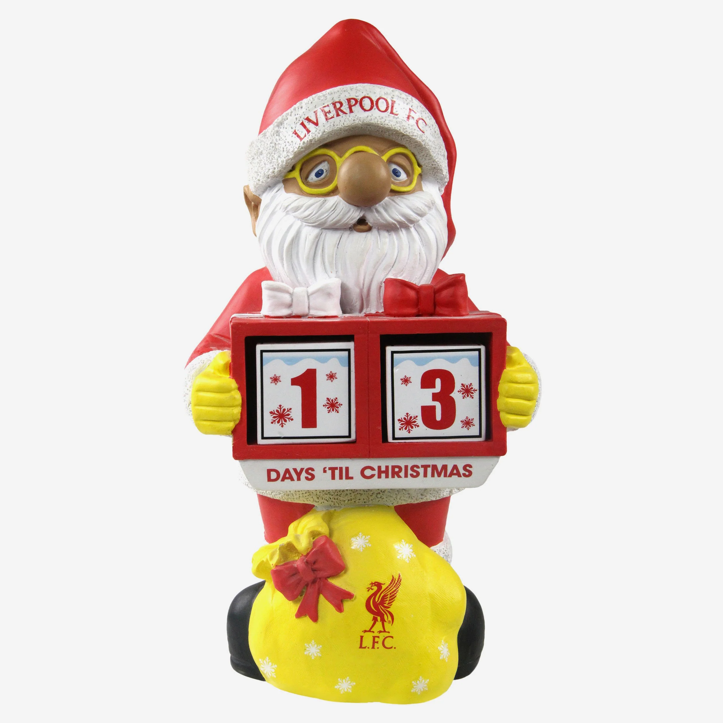Liverpool FC Christmas Countdown Gnome