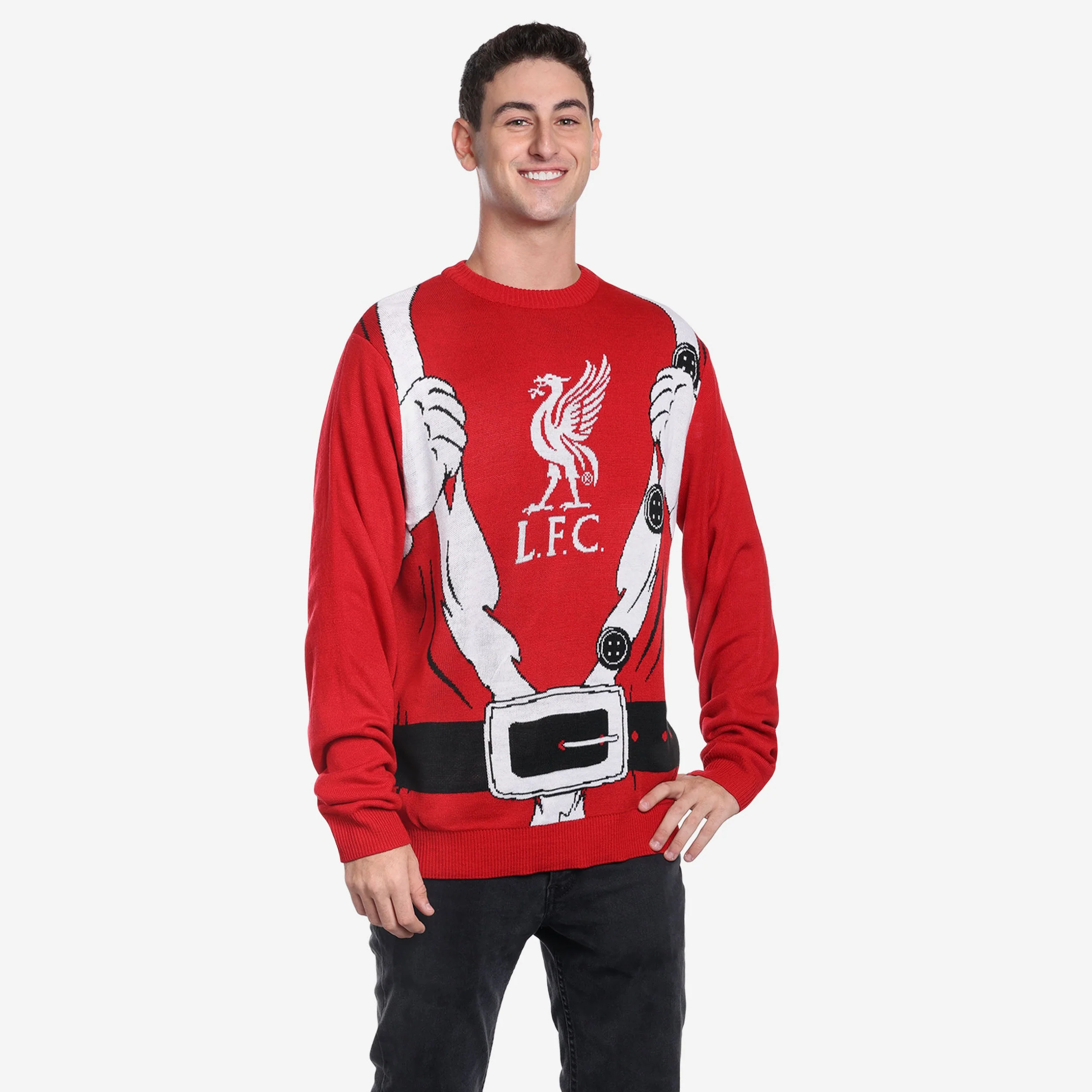 Liverpool FC Santa Is A Fan Christmas Jumper