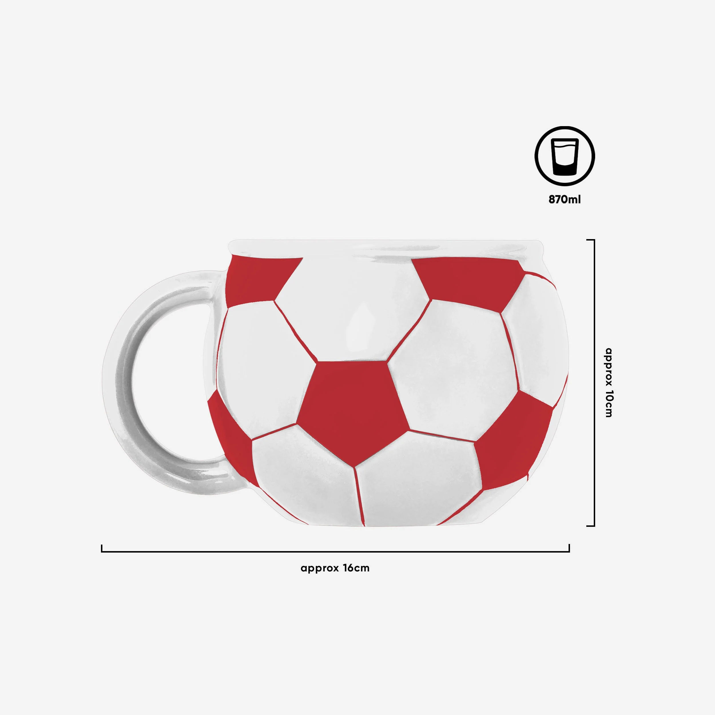 Liverpool FC Sculpted Football Mug - Image 4