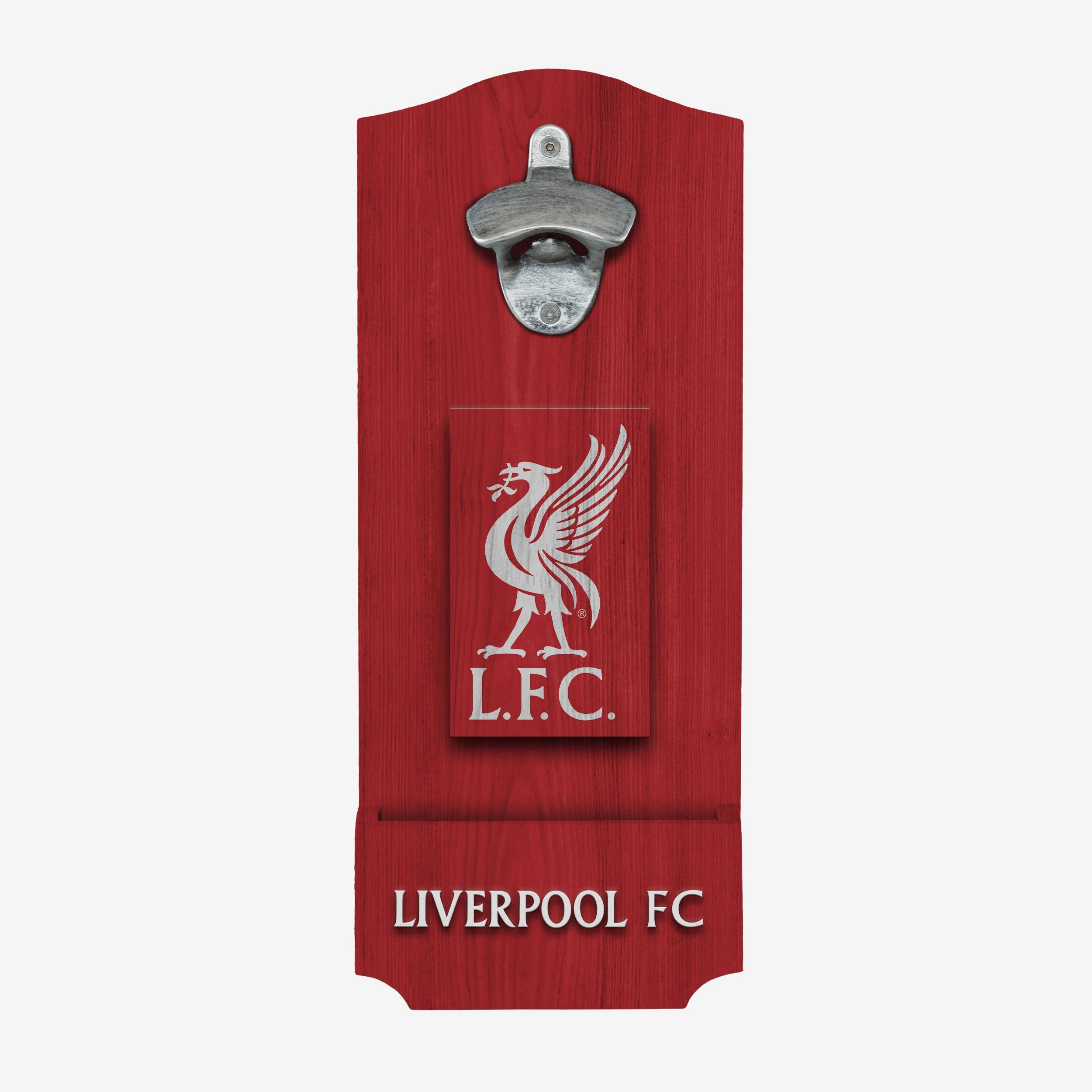 Liverpool FC Wooden Bottlecap Opener Sign - Image 2