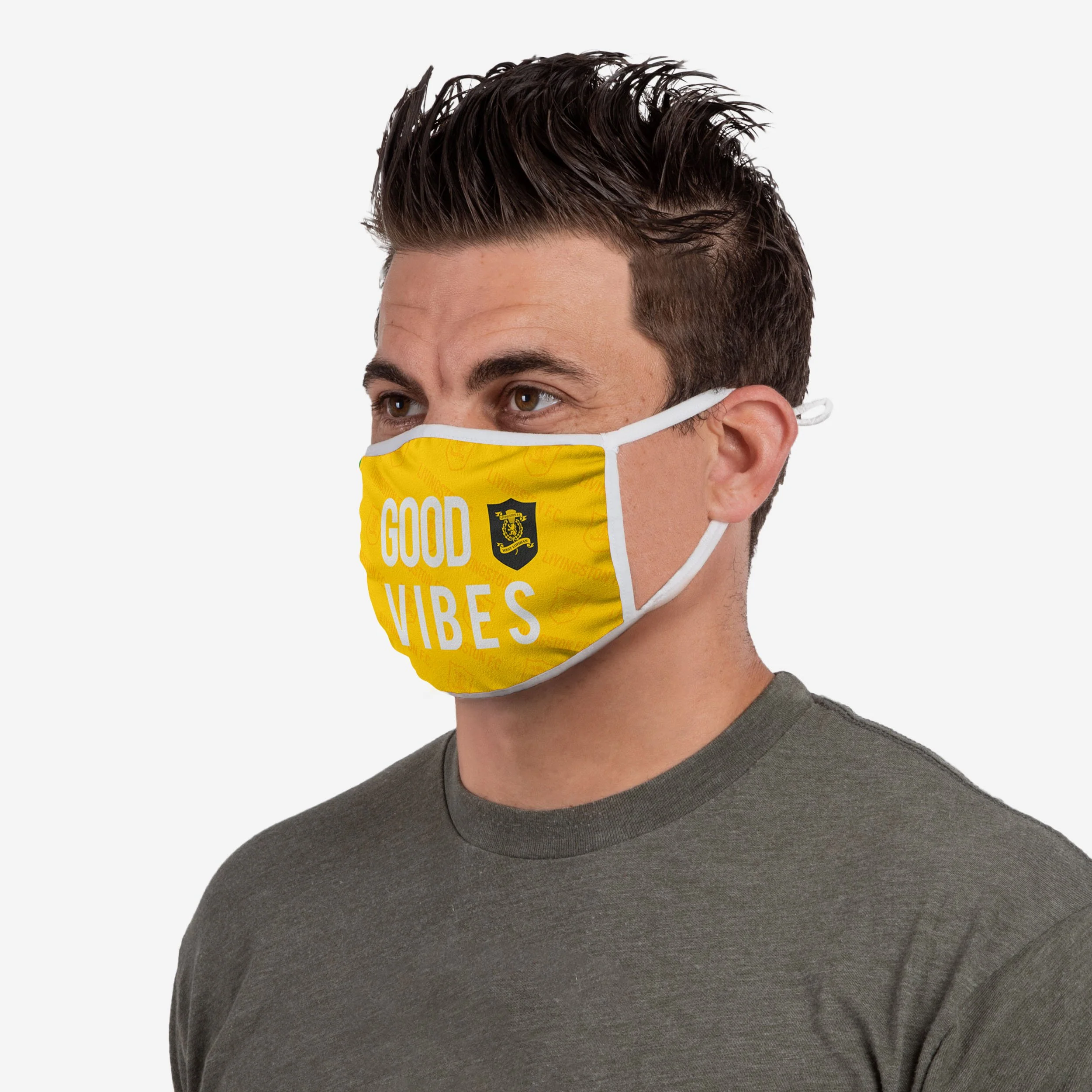 Livingston FC Positive Slogan 3 Pack Face Cover - Image 3