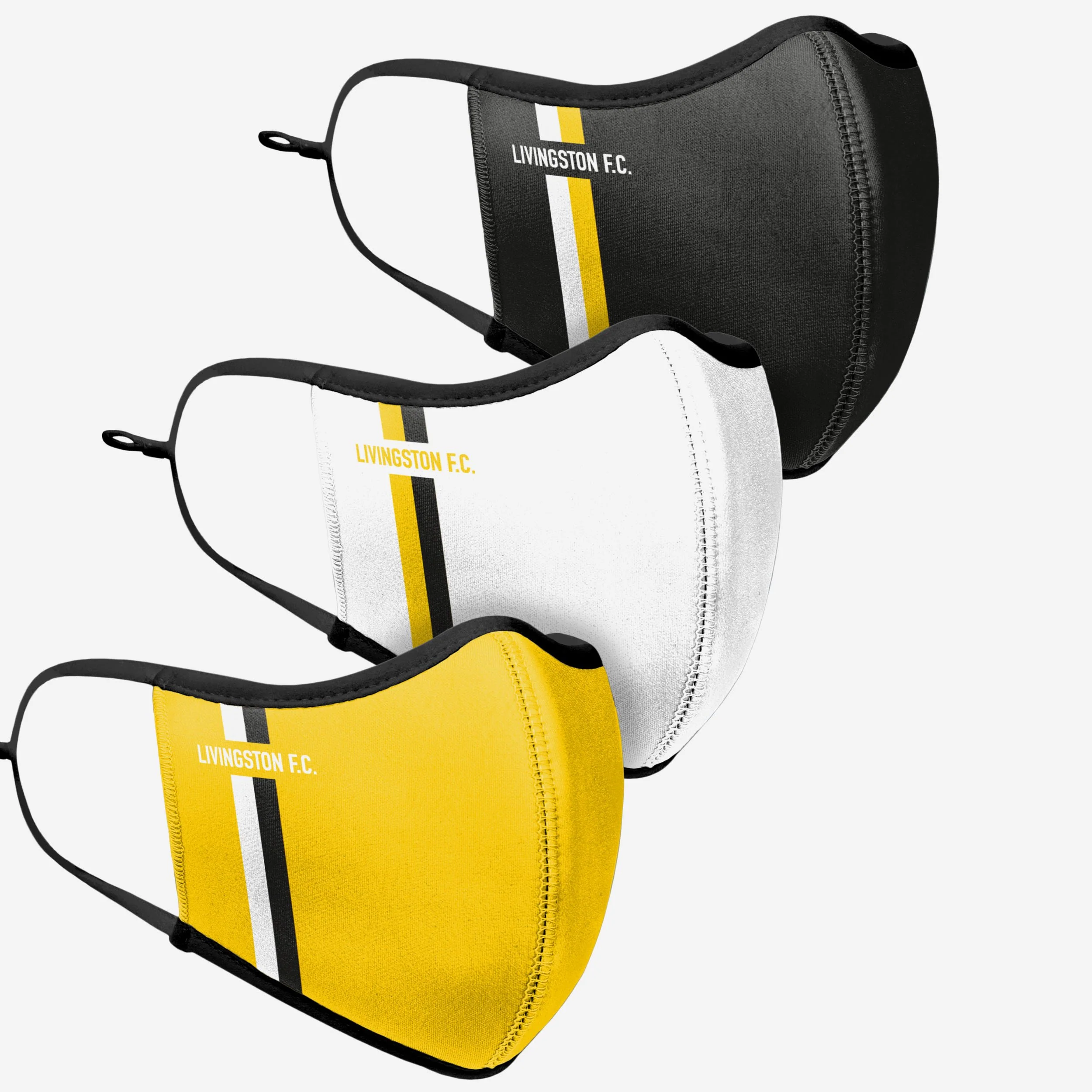 Livingston FC Sport 3 Pack Face Cover - Image 3