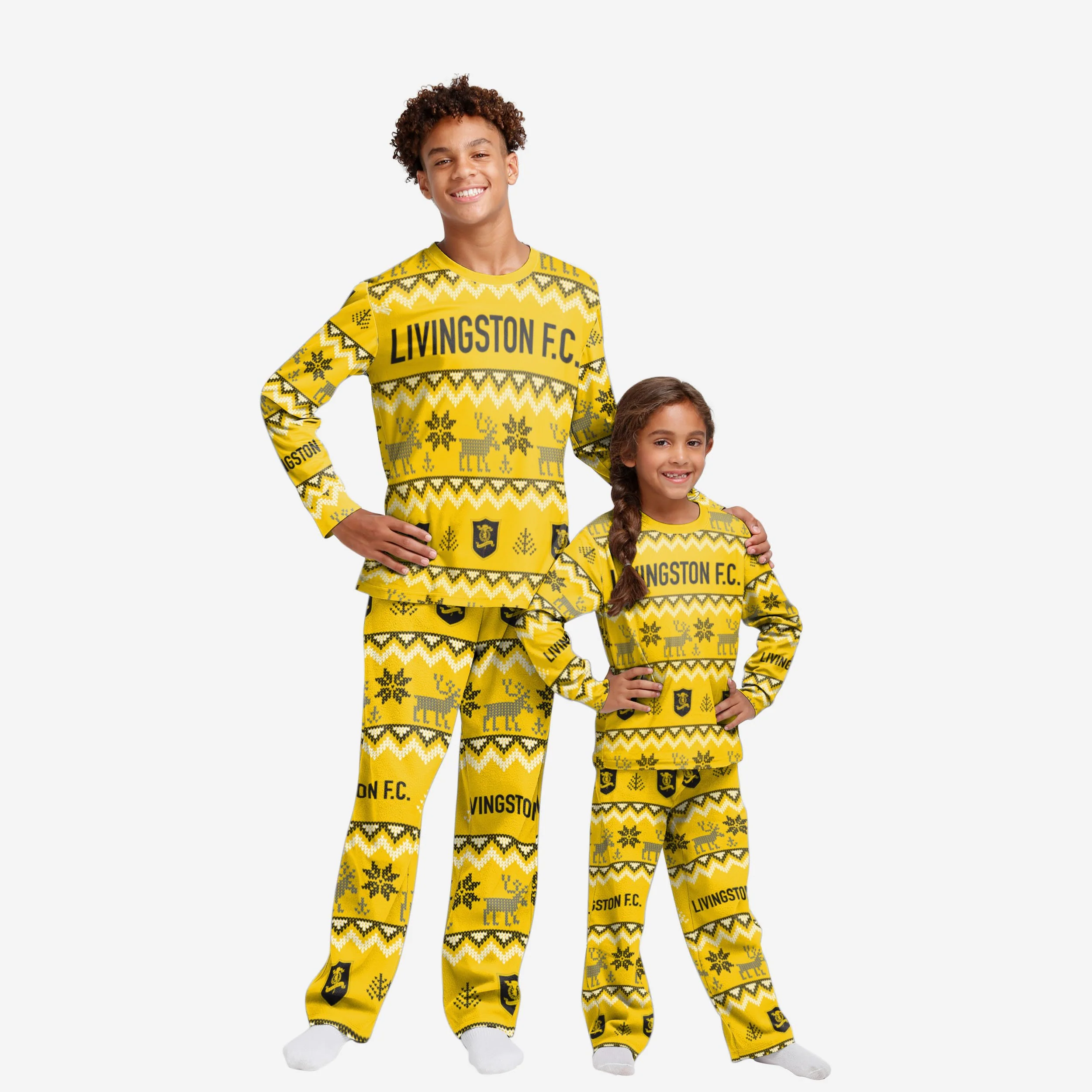 Livingston FC Youth Ugly Pattern Family Holiday Pyjamas