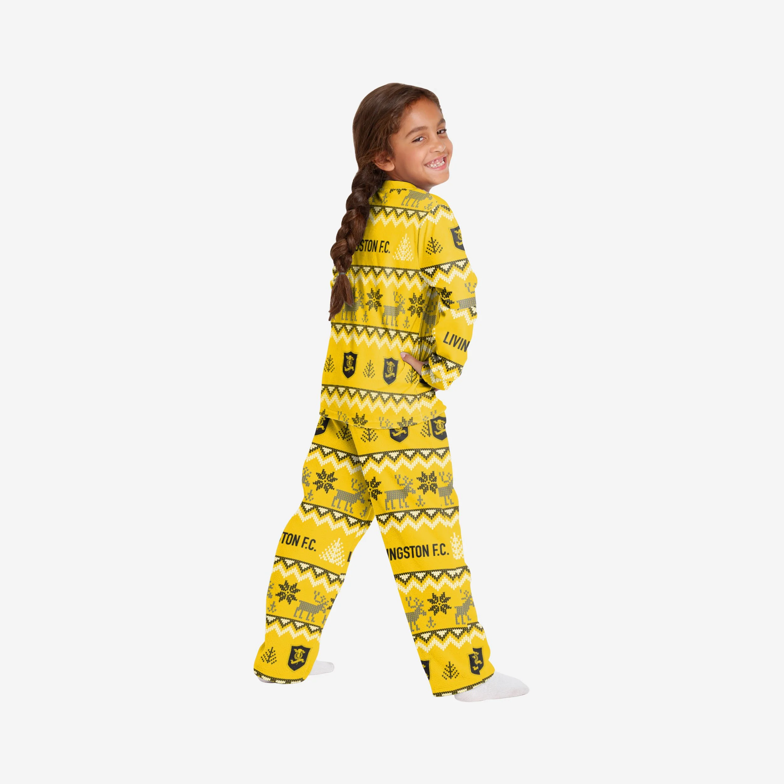 Livingston FC Youth Ugly Pattern Family Holiday Pyjamas - Image 2