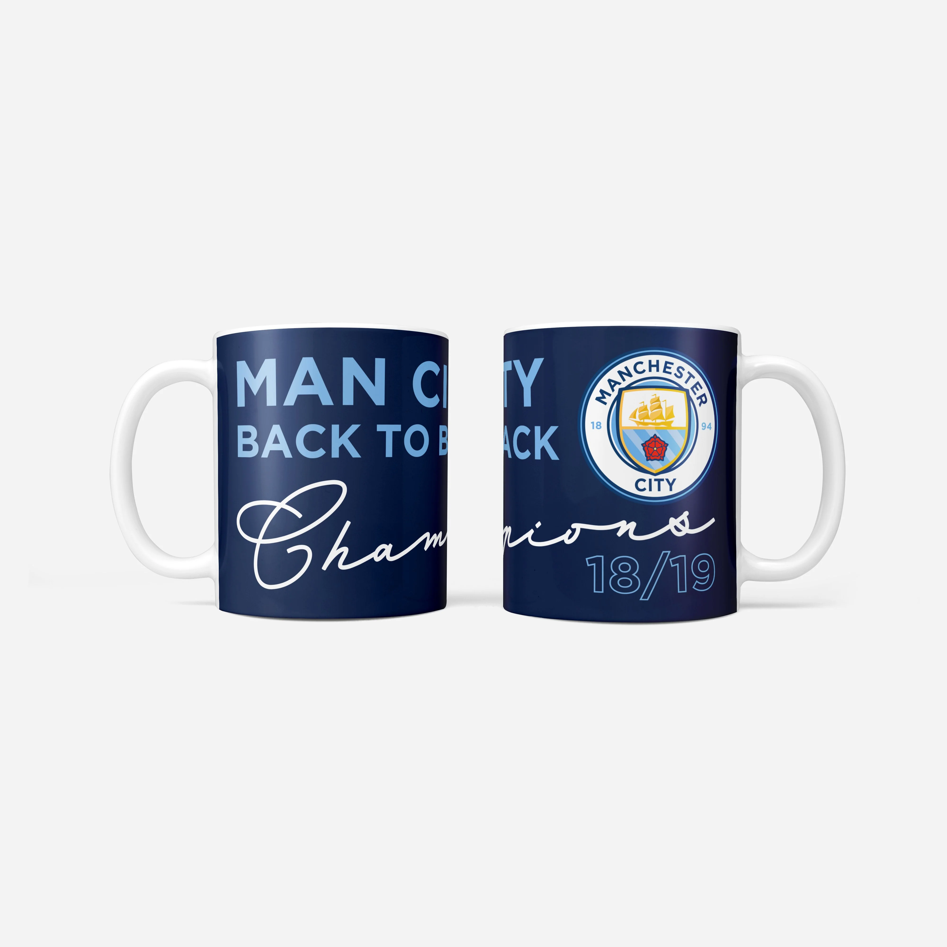 Manchester City FC 2018/19 Champions Mug - Image 5