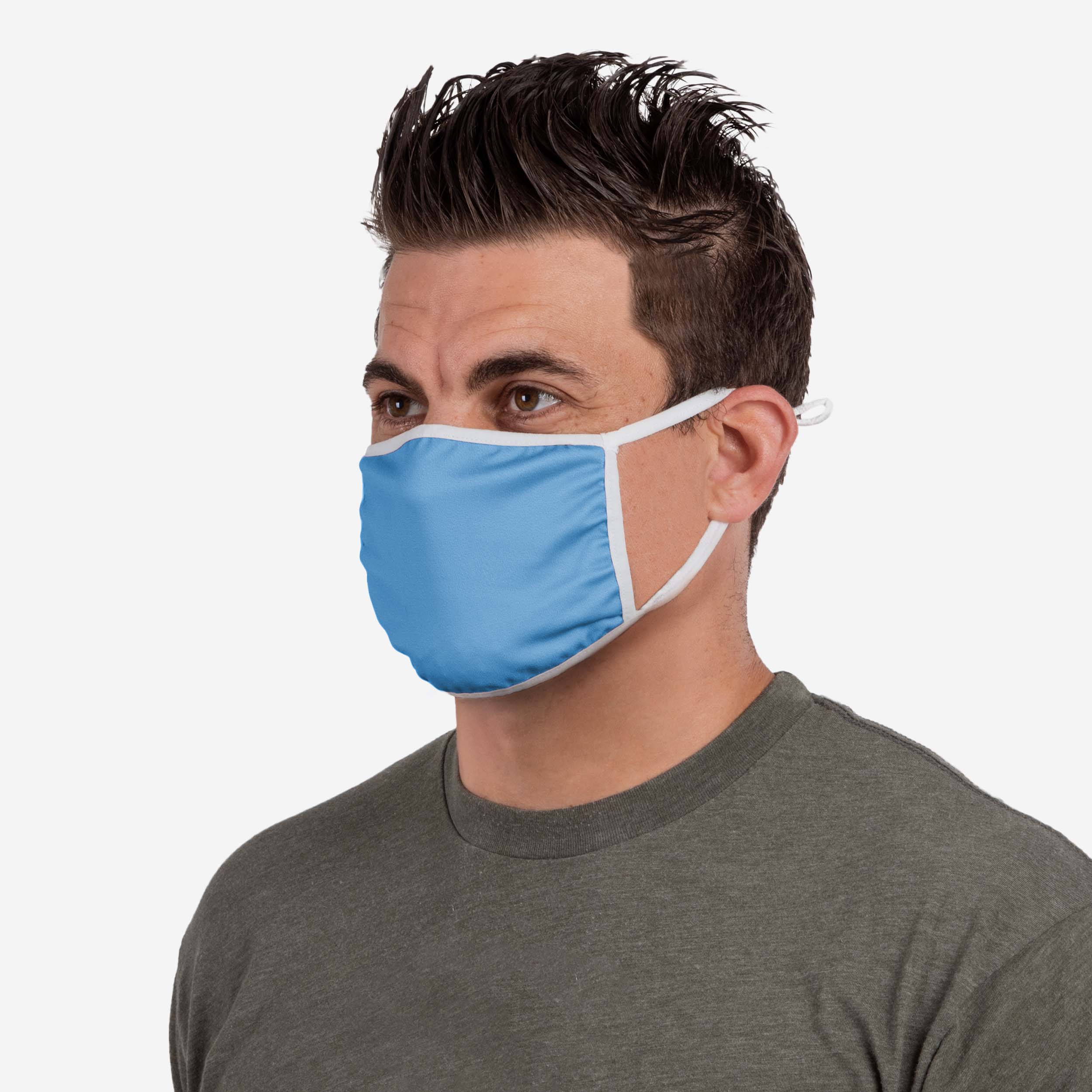 Manchester City FC 3 Pack Adjustable Printed Face Cover - Image 3